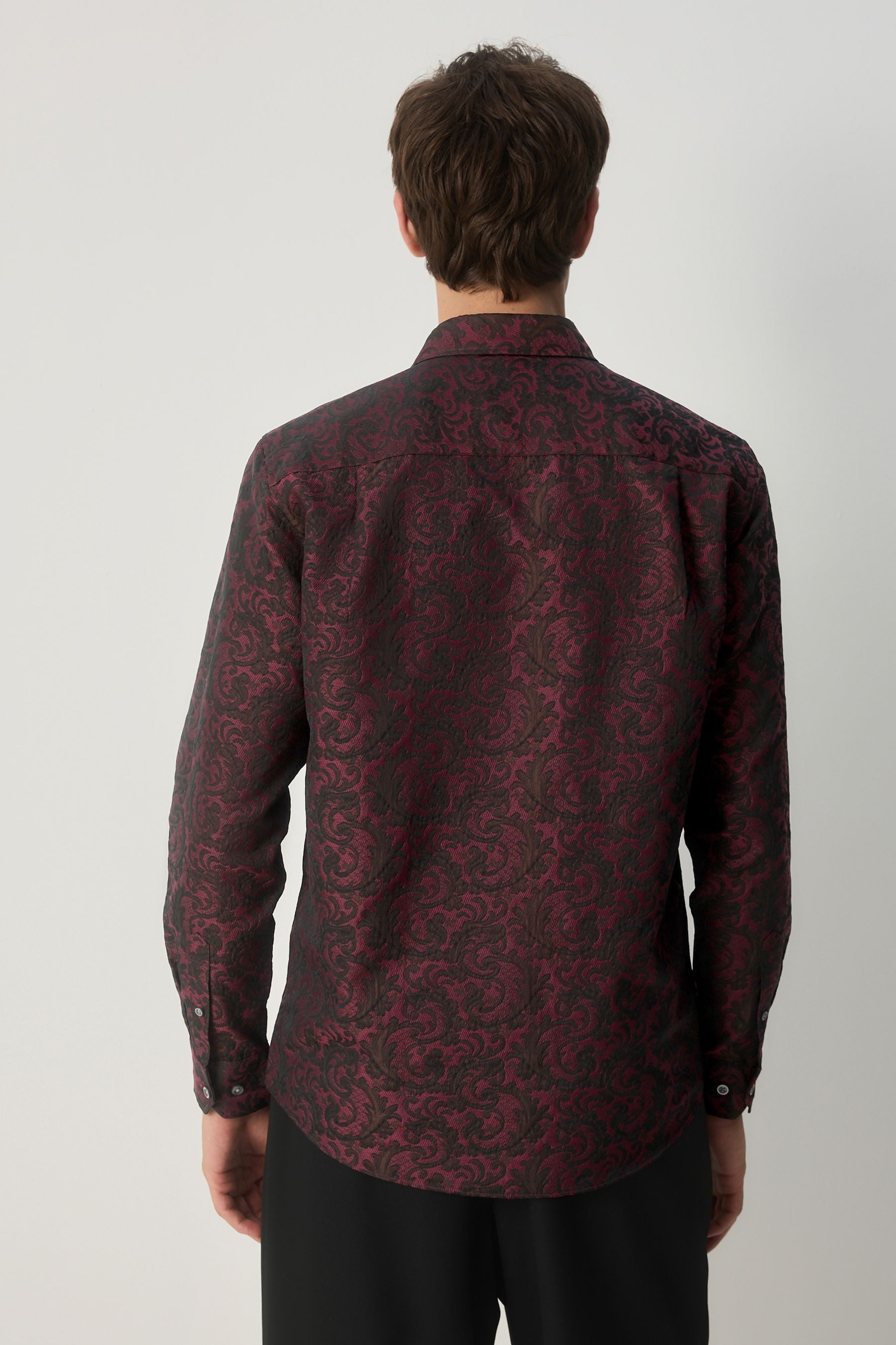 Next Langarmhemd Elegantes Regular Fit Langarmhemd mit Print (1-tlg) günstig online kaufen