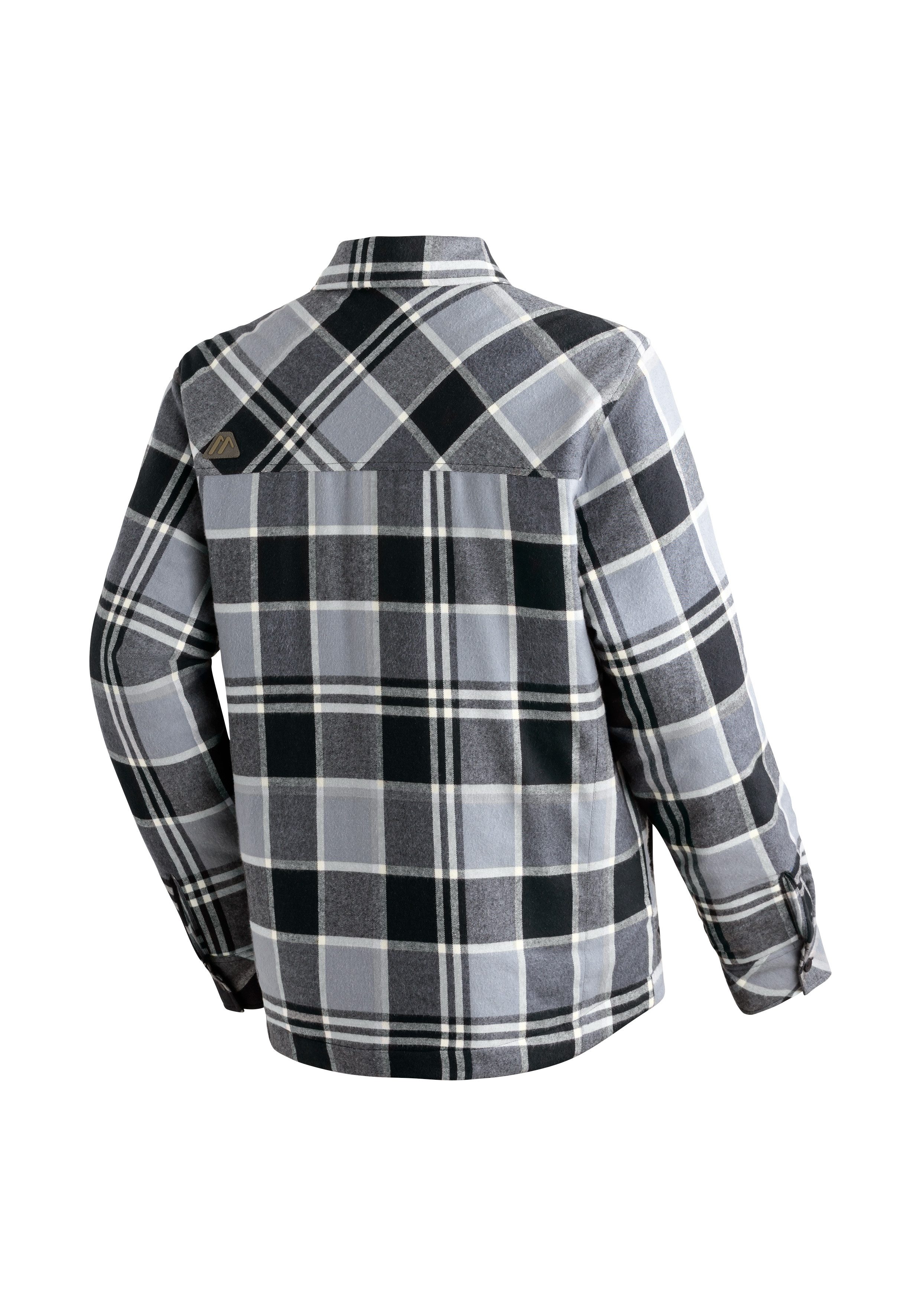 Maier Sports Funktionshemd Camquadri M wattiertes Herren Hemd warmes Fleecematerial