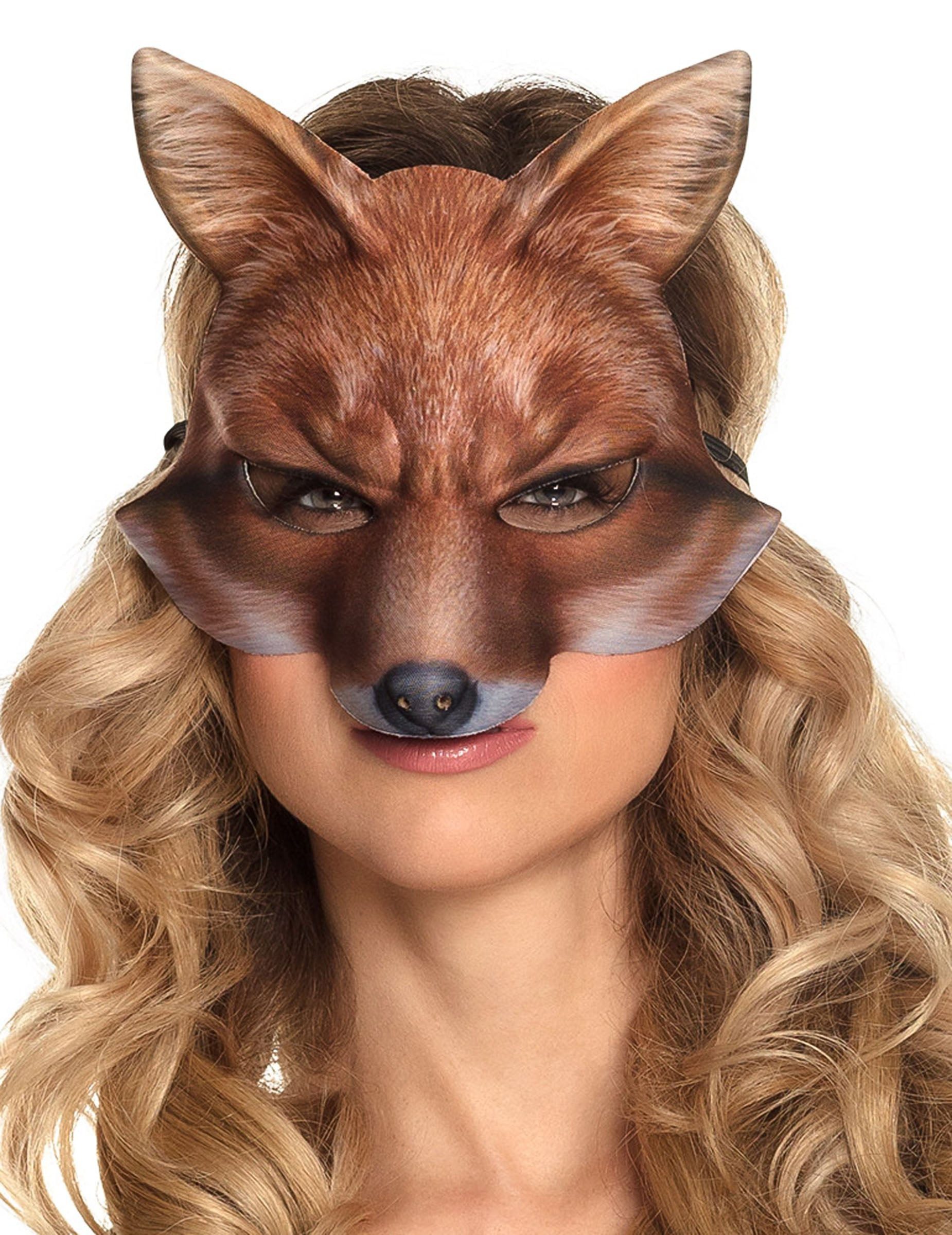Boland Kostüm Fuchs-Maske für Erwachsene