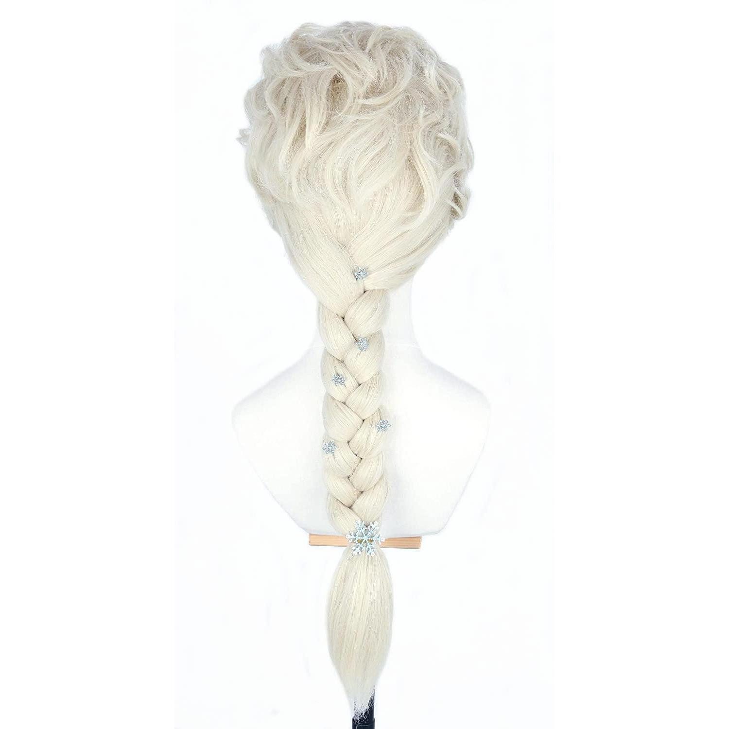 LuxusKollektion Kostüm-Perücke Perücke blond Zöpfe Cosplay Prinzessin Damen Halloween Blondine