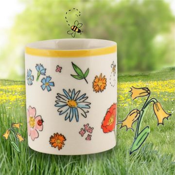 Mila Becher Mila Keramik-Becher Lovely Flowers, Keramik