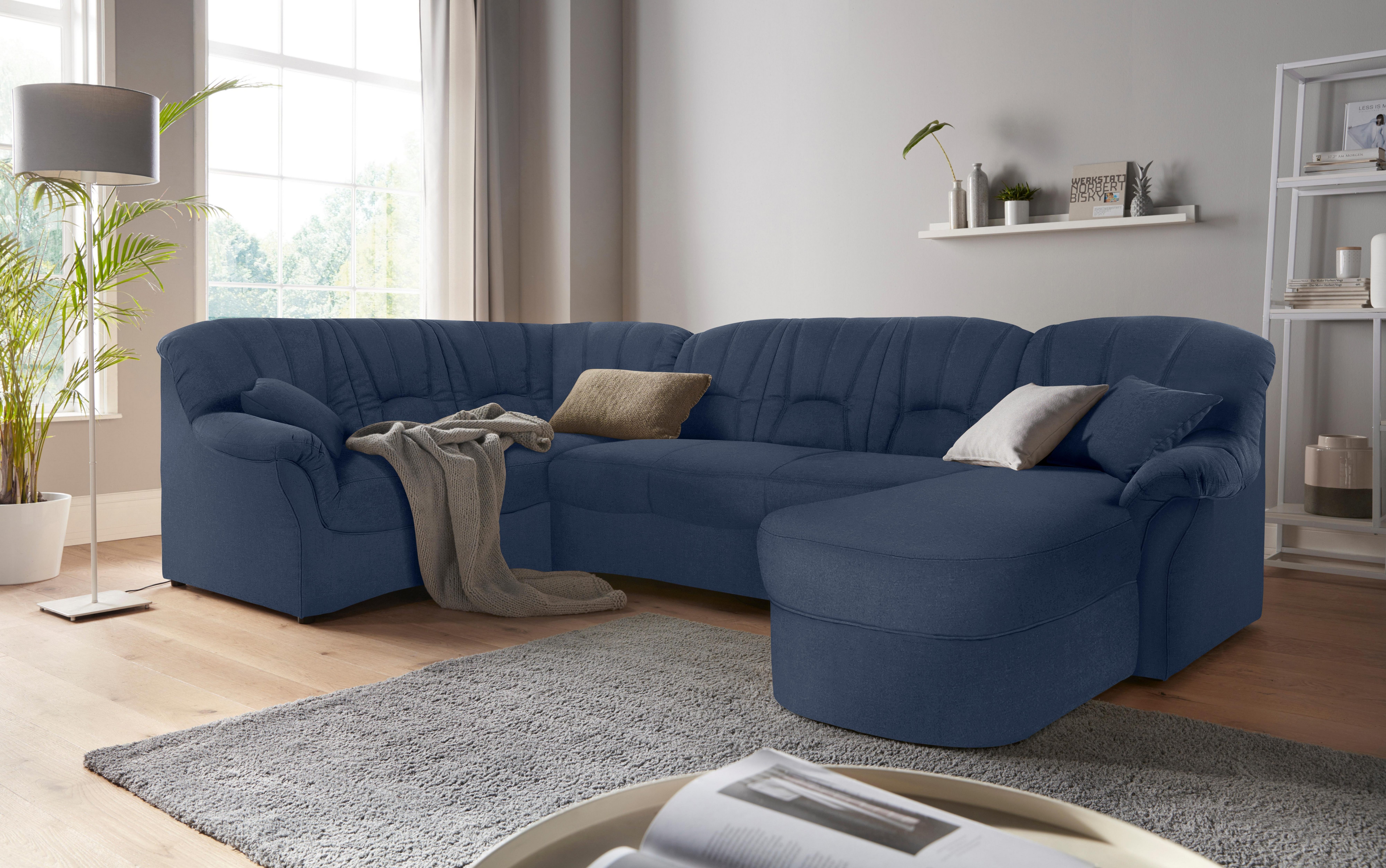 Wohnlandschaft Bahia mit viel Platz, zeitloses Design, U-Form