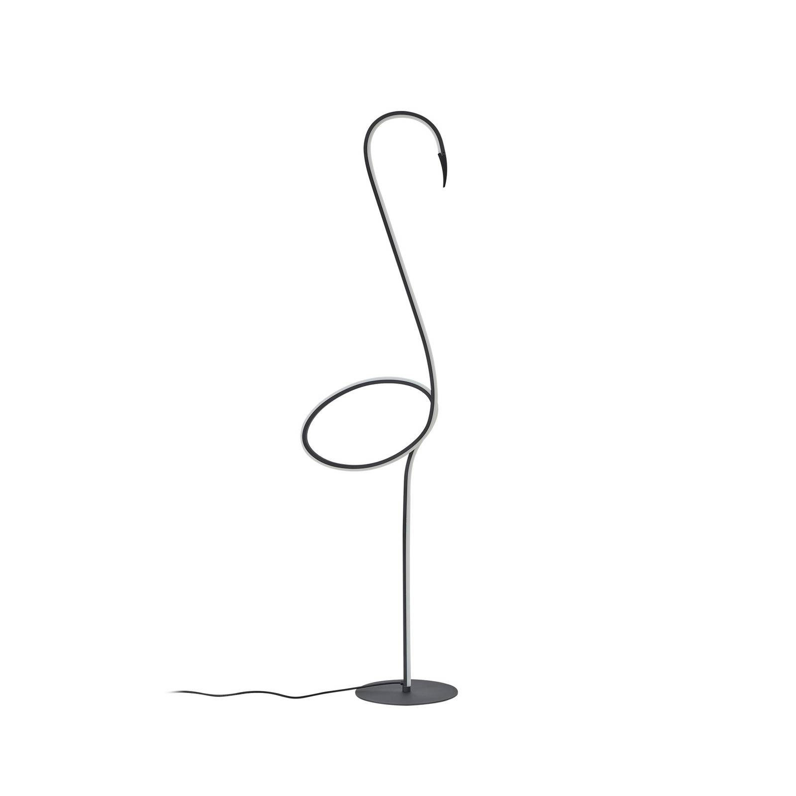 Lindby Stehlampe Pajaro, Enthalten, 1 x 17,5 W LED, Farbwechsel warmweiß / tageslicht