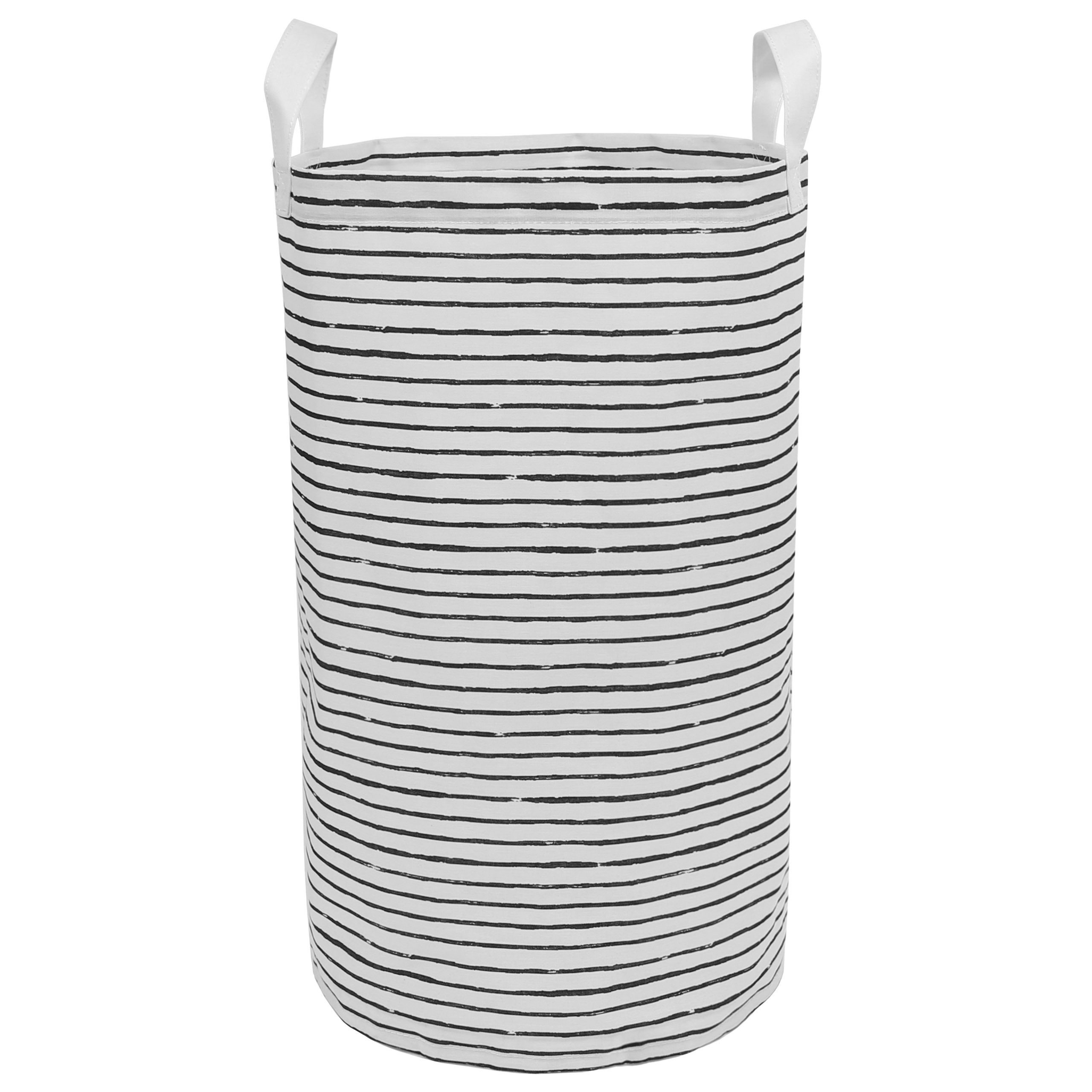 Sarcia.eu Wäschesack KLUNKA Schwarz-weißer Wäschesack/Wäschekorb, 60l günstig online kaufen