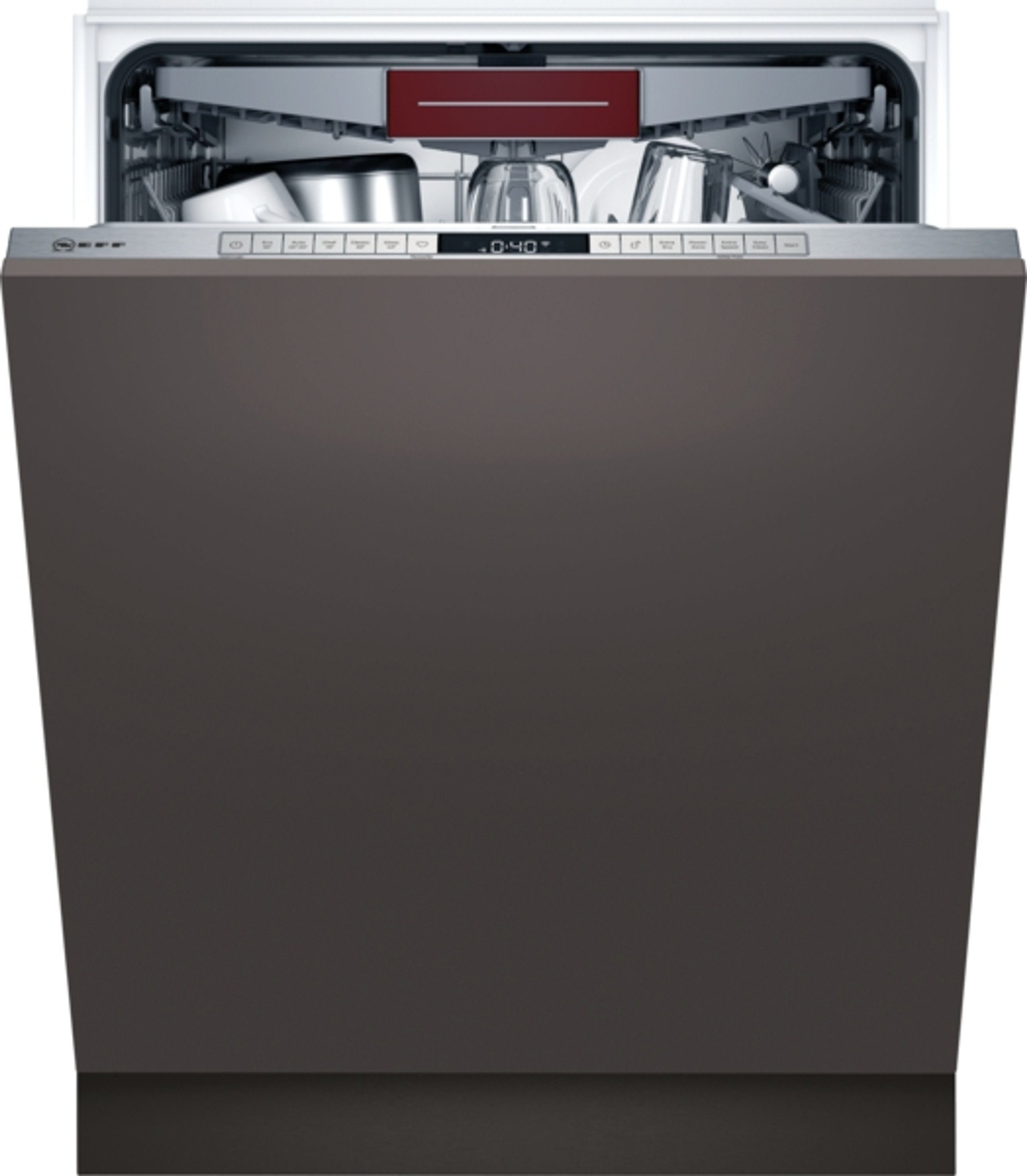 NEFF vollintegrierbarer Geschirrspüler S197TCX00E, 9.5 l, 14 Maßgedecke, Vollintegriert