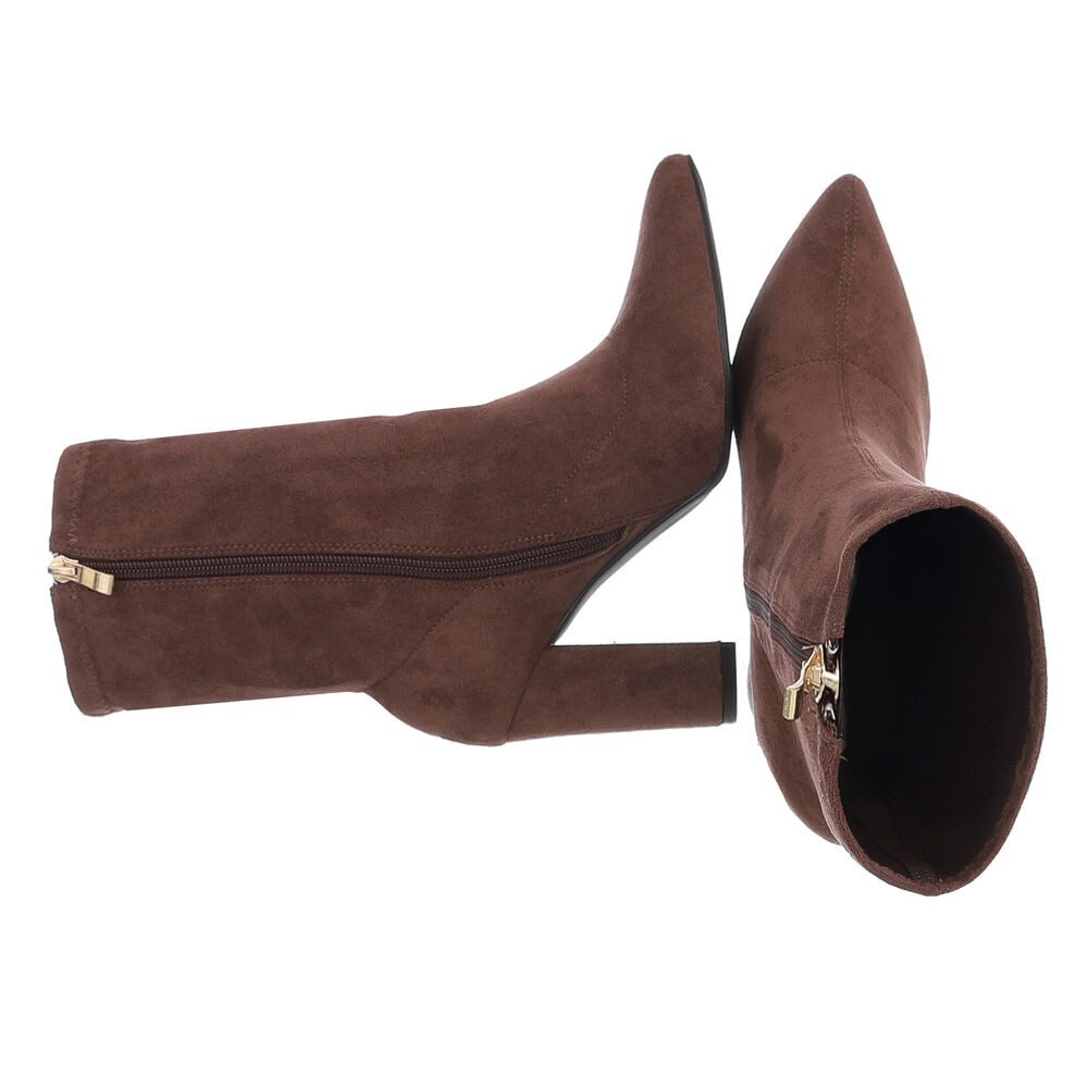 Ital-Design Eleganter Blockabsatz-Stiefel für Damen – Alltags-Style High-He günstig online kaufen