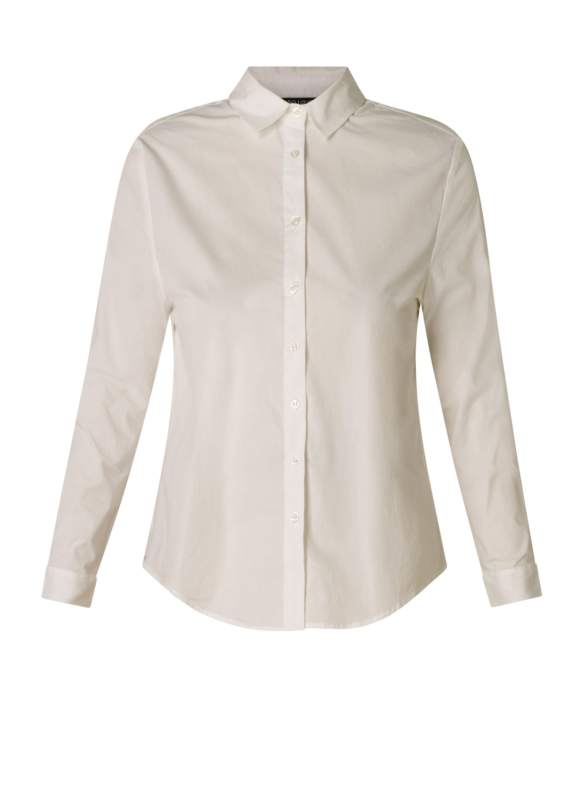 Base Level Hemdbluse Yune in Unifarbe