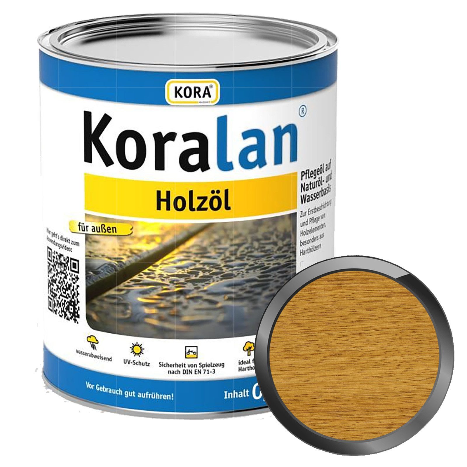 KORA Holzöl Koralan Holzöl - 0.75 Ltr