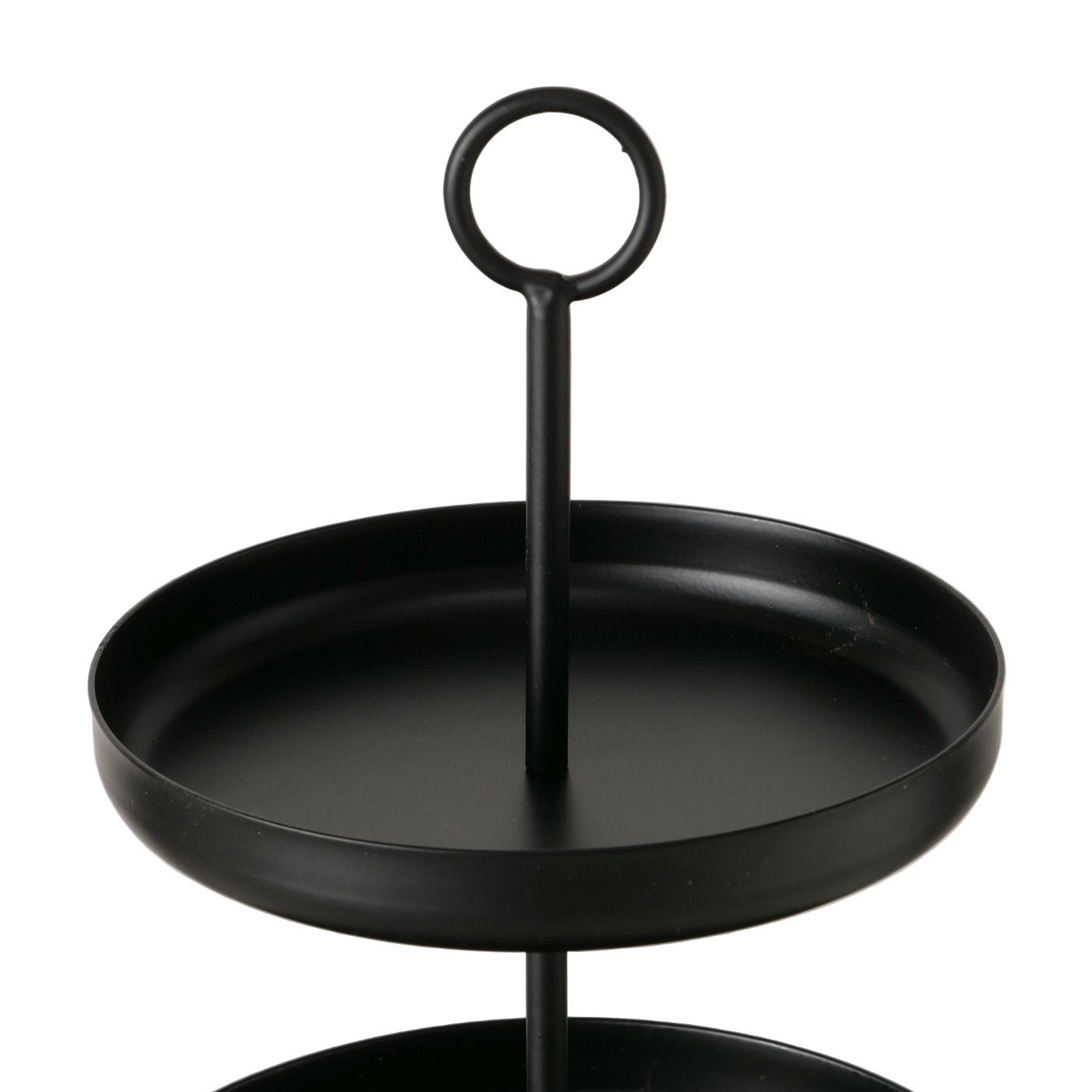 MF Etagere Etagere Modena Schwarz Metall 3 Stufig Handgearbeitet, (1-tlg)
