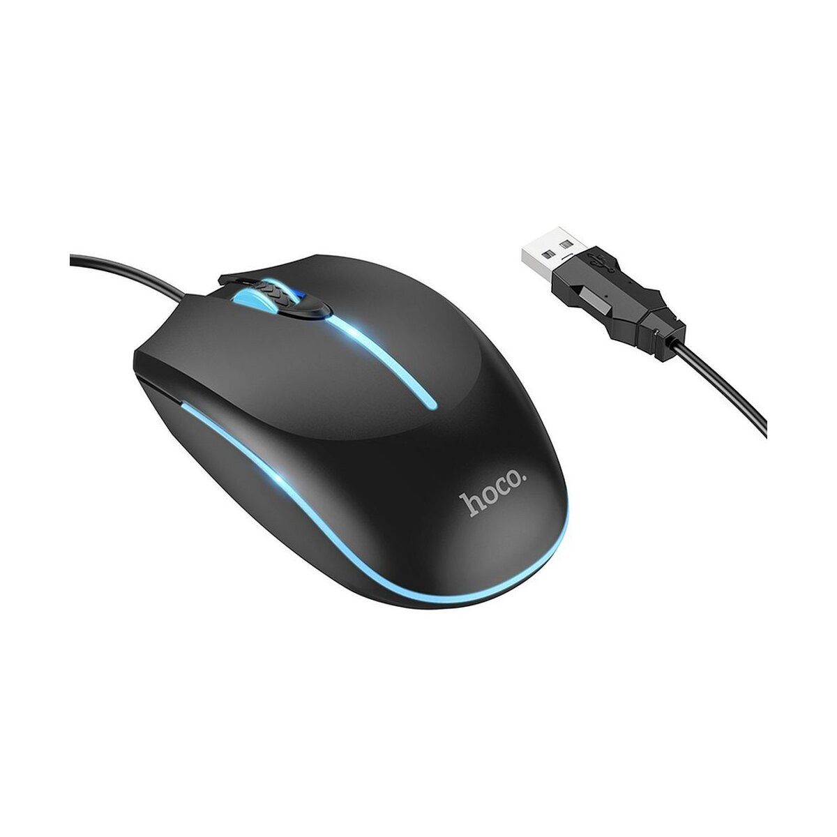 hoco. HOCO Gaming Maus GM37 USB-A 2400 dpi Kabel Maus