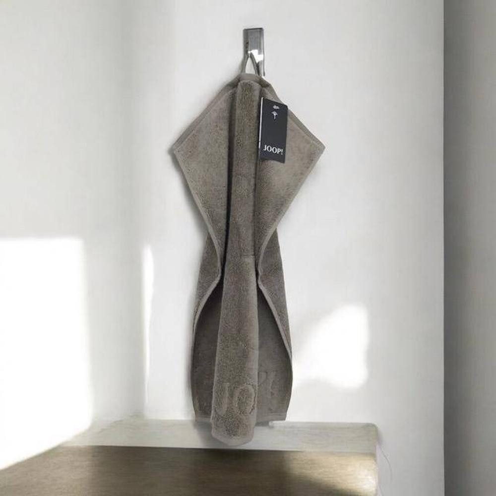 JOOP! Gästehandtuch Selection 1710 Uni Grau, 100% Baumwolle günstig online kaufen
