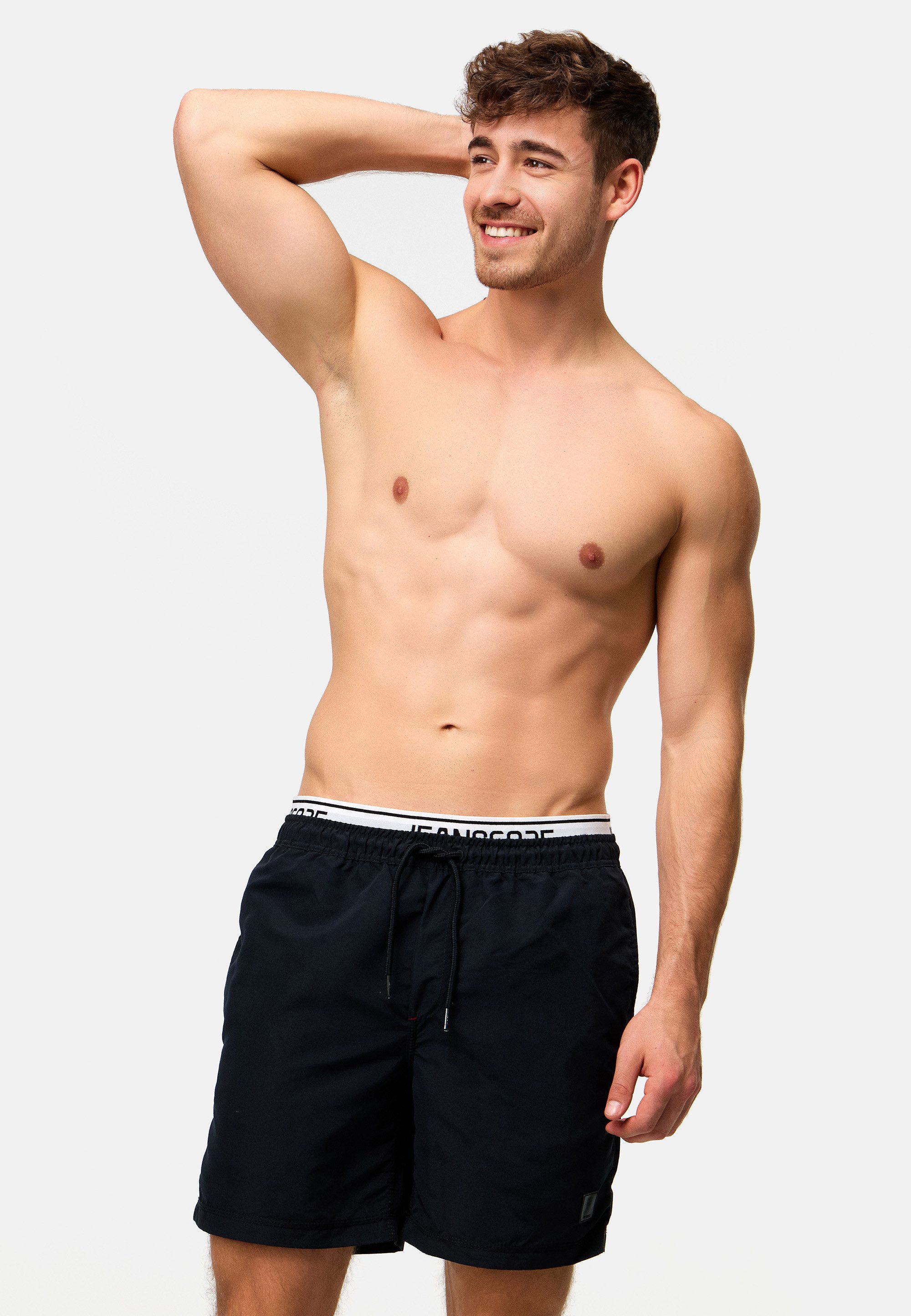 Indicode Badeshorts Herren Solomon Schwimmshorts mit elastischem Bund und K günstig online kaufen