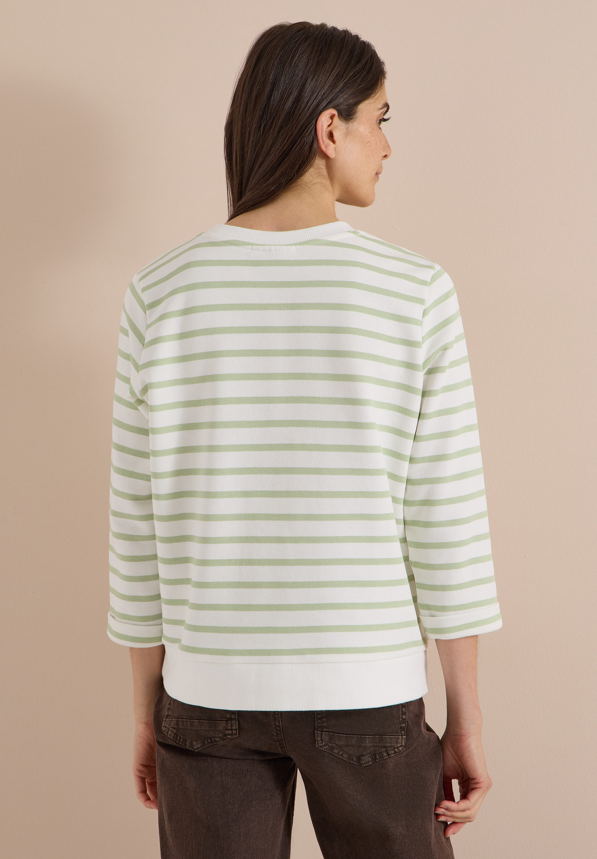 CECIL Sweatshirt mit 3/4 Ärmeln