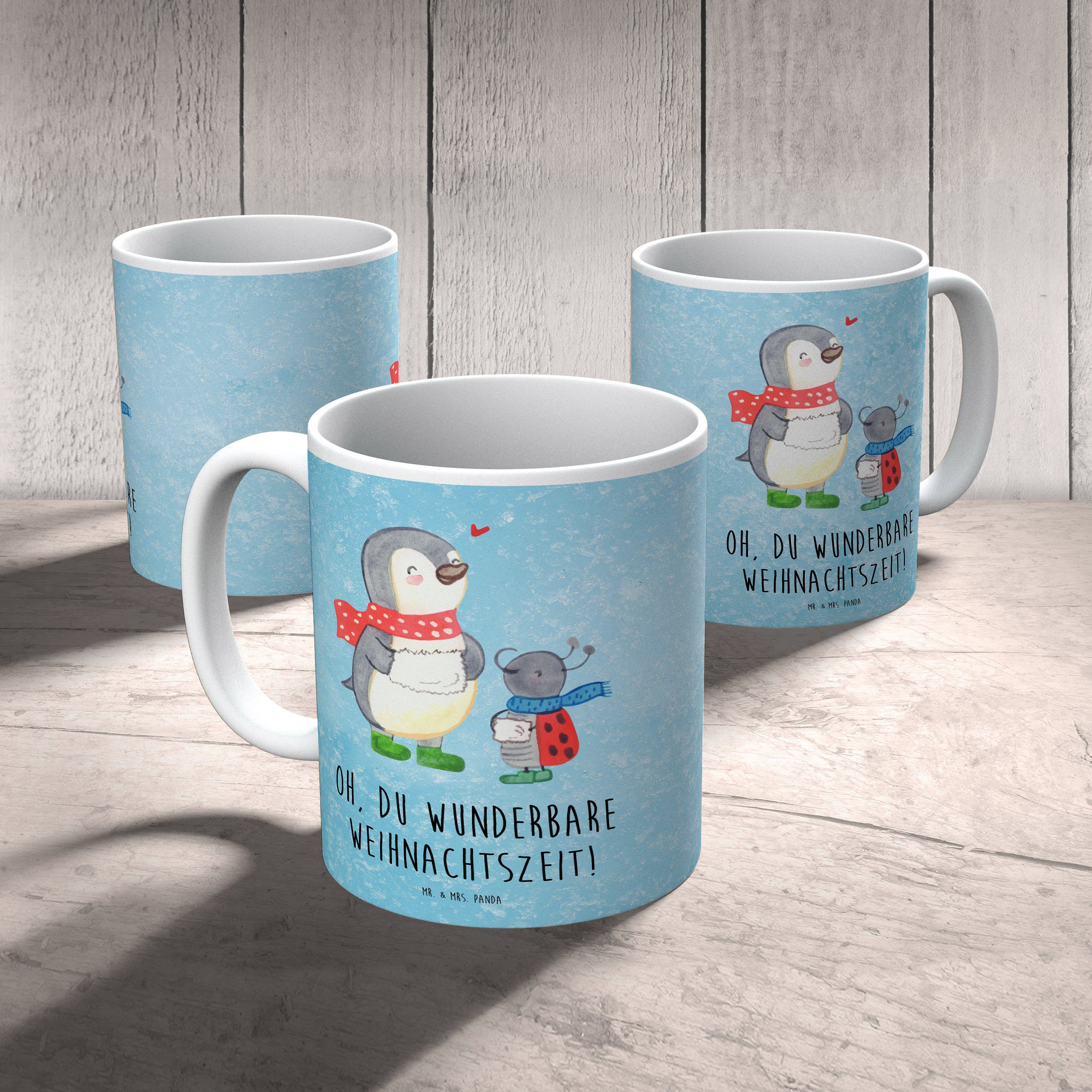 & Kunststoff Mrs. Eisblau Kunststoff Winterzeit Smörle Weihnachten, Geschenk, Tasse, Panda - - Mr. Kinderbecher