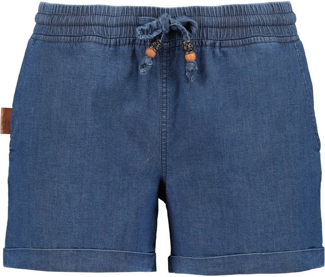 Hosen - Alife Kickin Shorts »JaneAK« kurze Hose in hochwertiger Denim Elasthan Stretchqualität › blau  - Onlineshop OTTO