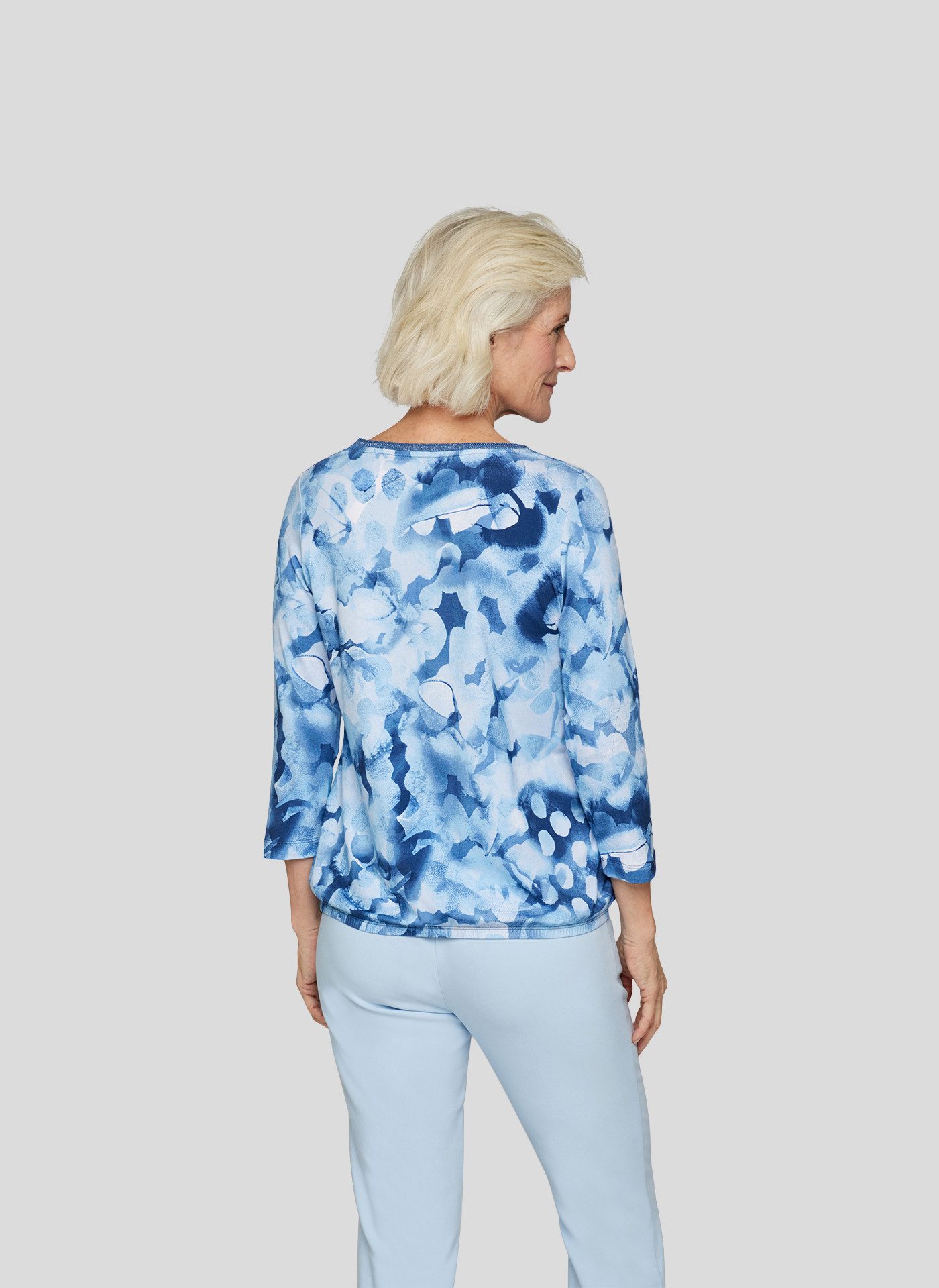 Rabe 3/4-Arm-Shirt mit All-Over Print günstig online kaufen