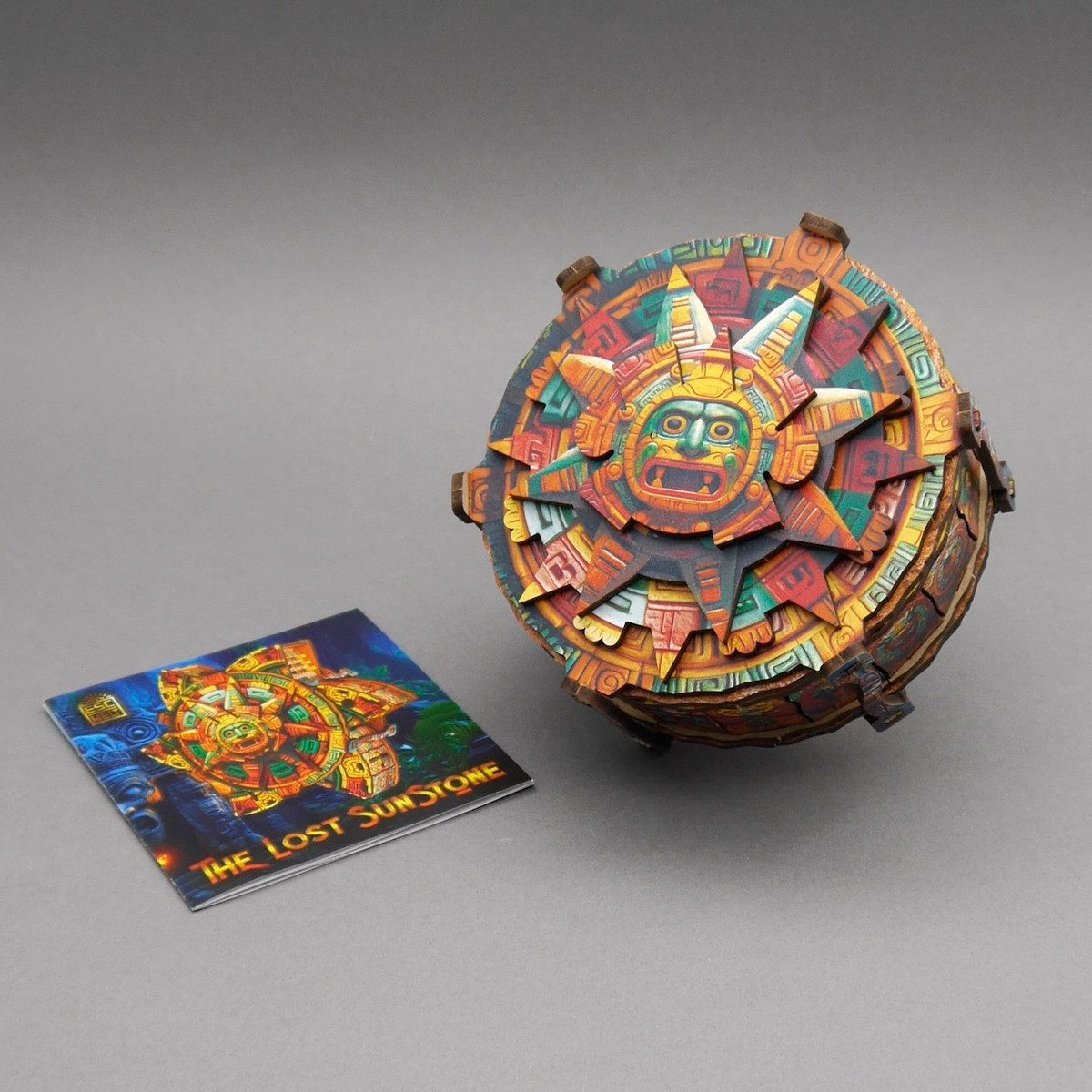 ESC, Escape Welt Spiel THE LOST SUNSTONE - tolle Rätselbox, Cluebox, Knobelspiel