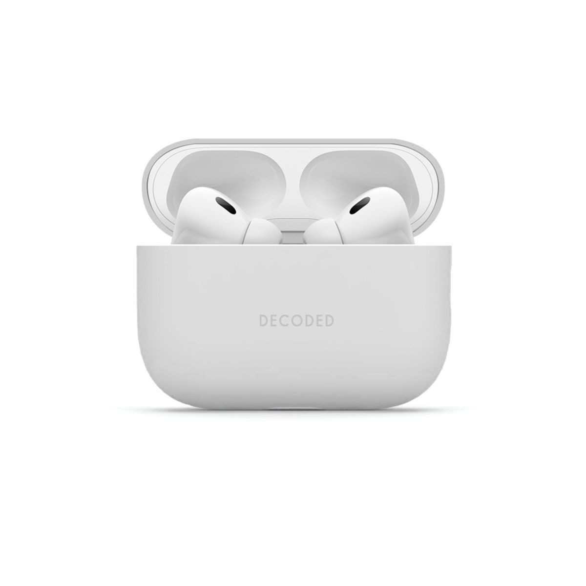 DECODED Smartphone-Hülle Silicone AirCase Pro for AirPods Pro 3 Grey