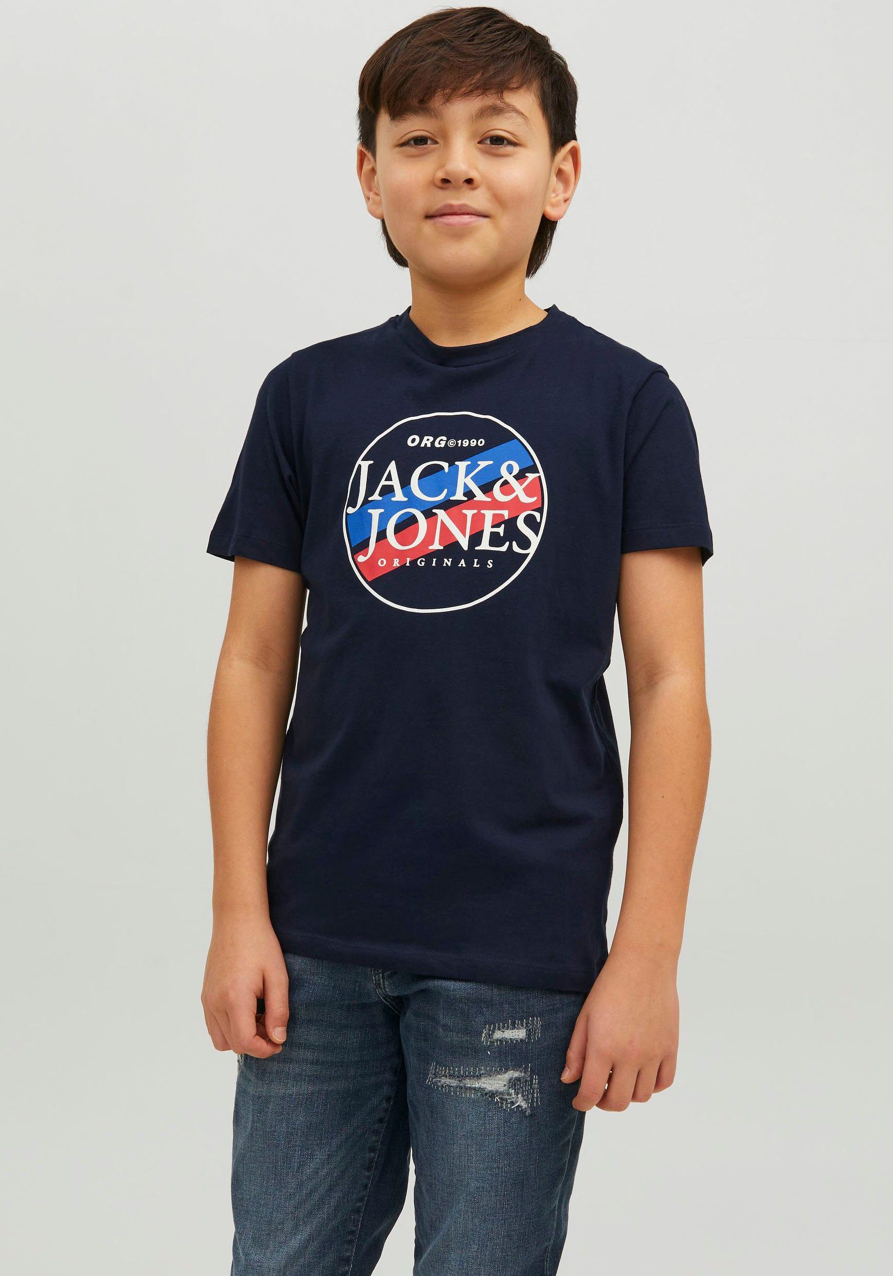 Jack & Jones Junior T-Shirt JORCODYY TEE SS CREW NECK SN JNR Navy Blazer