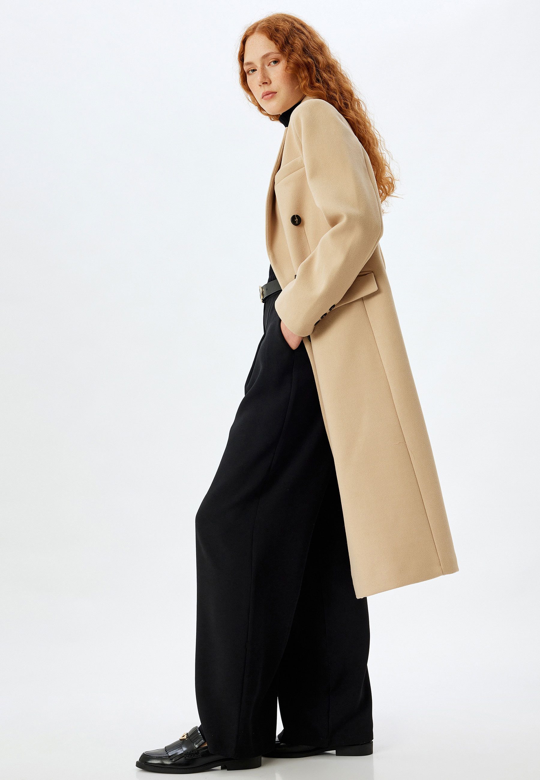 Langmantel Regular Jacket Kragen