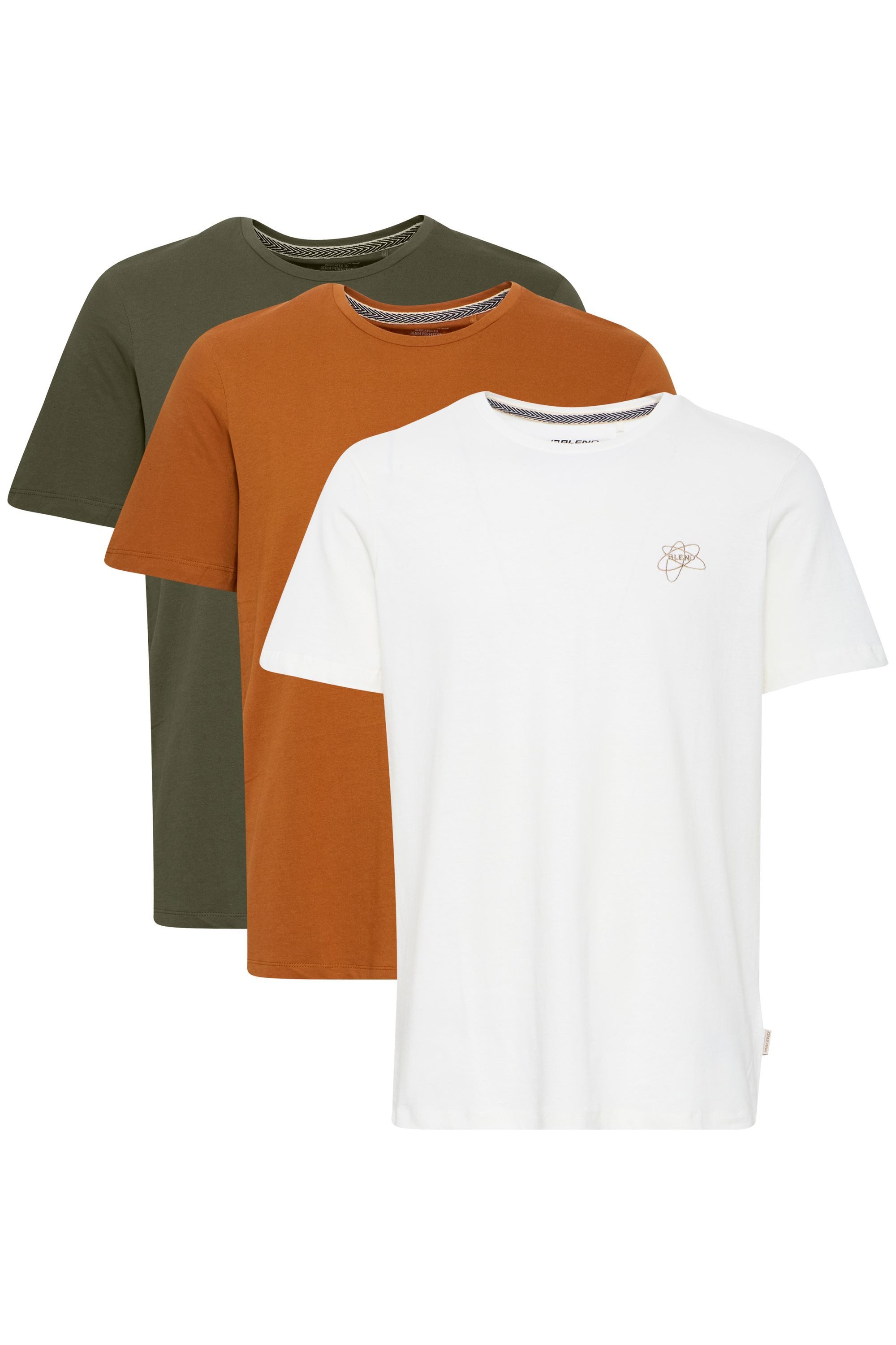 Blend T-Shirt BHTee (1-tlg) Basic T-Shirt mit Rundhalsausschnitt