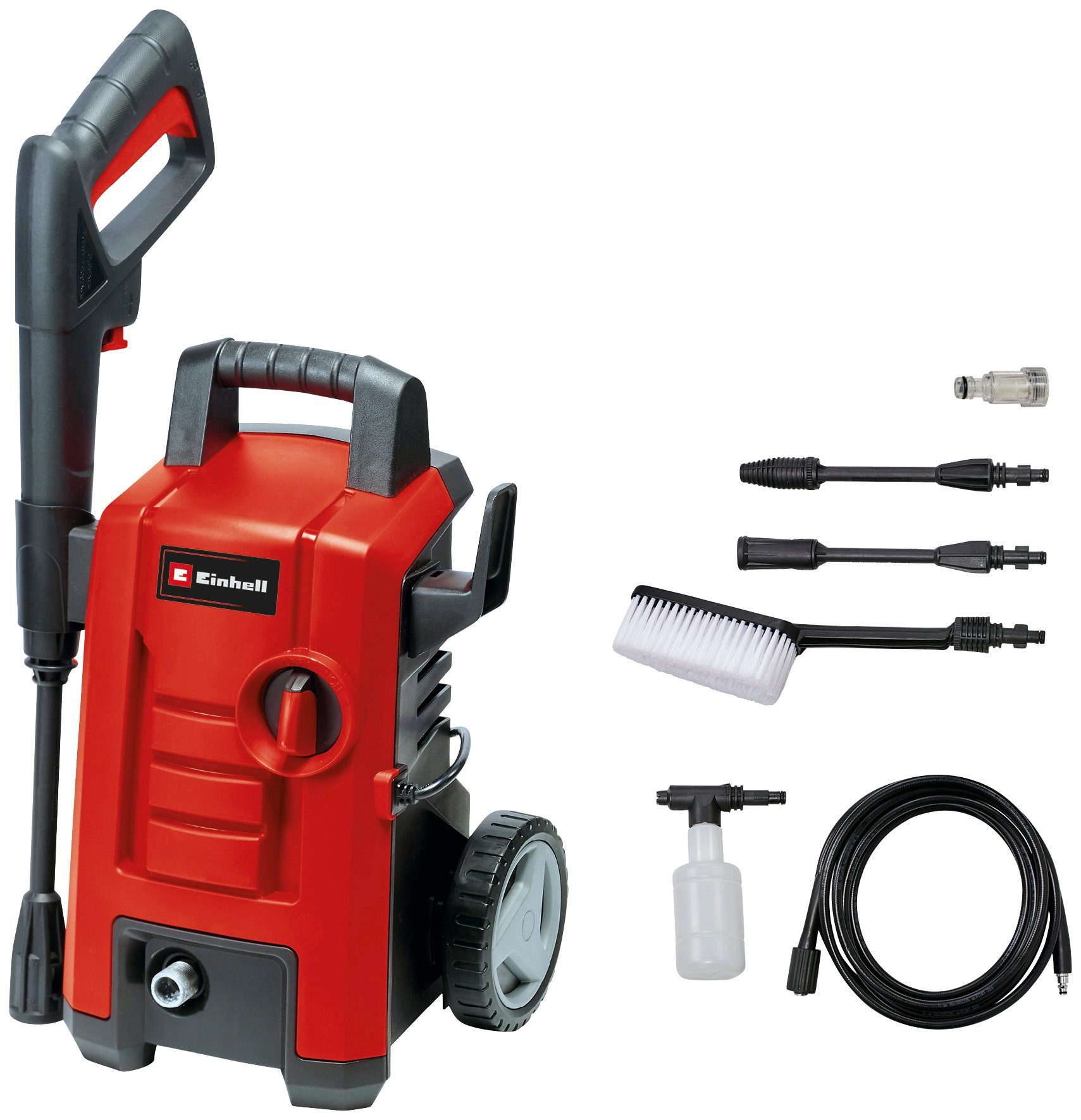 Einhell Hochdruckreiniger TC-HP 130, Druck max: 130 bar, 1500 W, Fördermenge max: 390 l/h, (9 tlg)