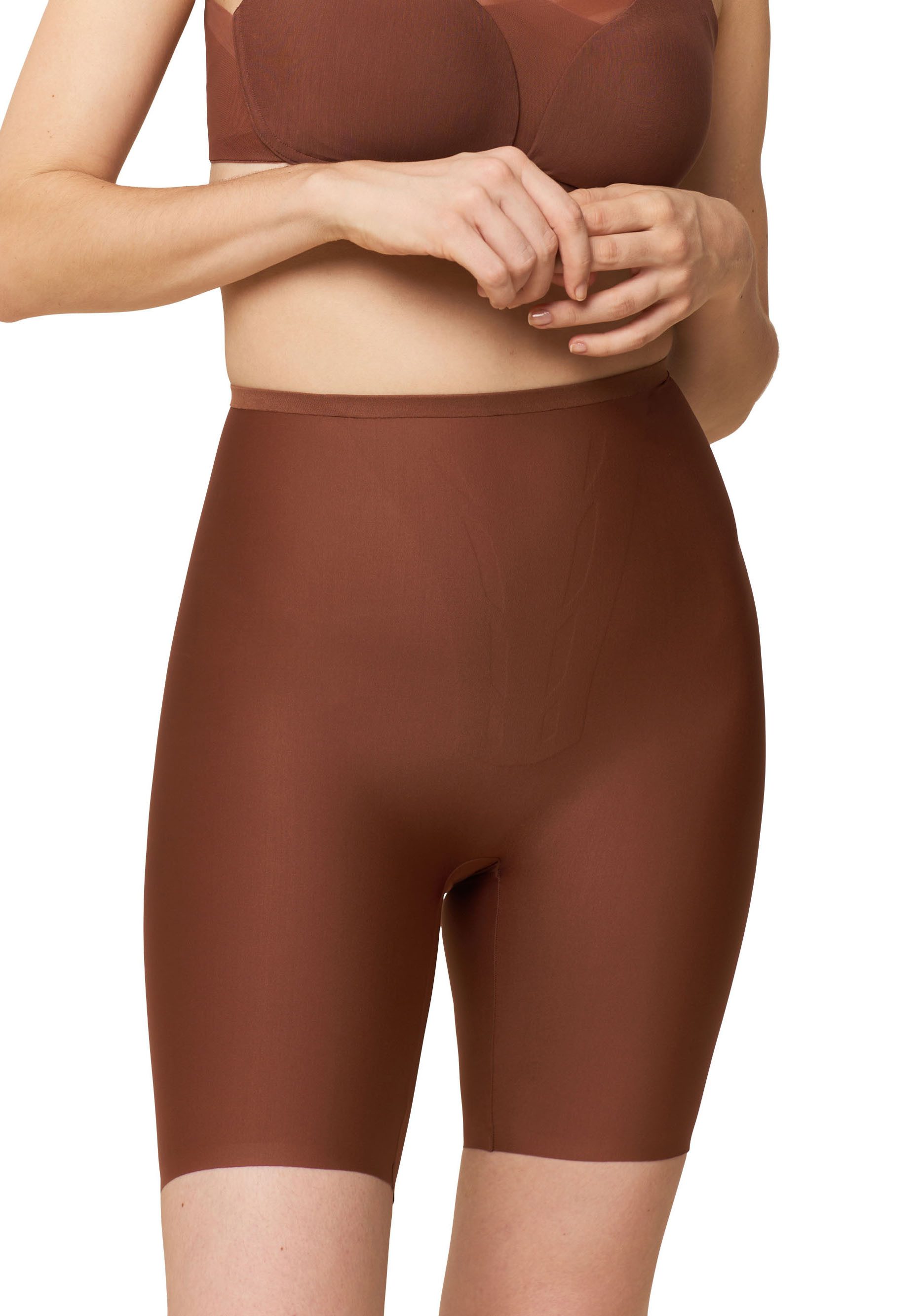 Triumph Shapinghose Shape Smart Panty L Miederhose mit längerem Bein, extra flache Abschlüsse, Shapewear