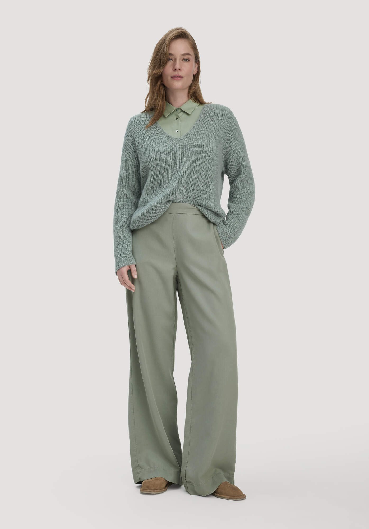 Hessnatur Stoffhose aus TENCEL™ Lyocell (1-tlg)