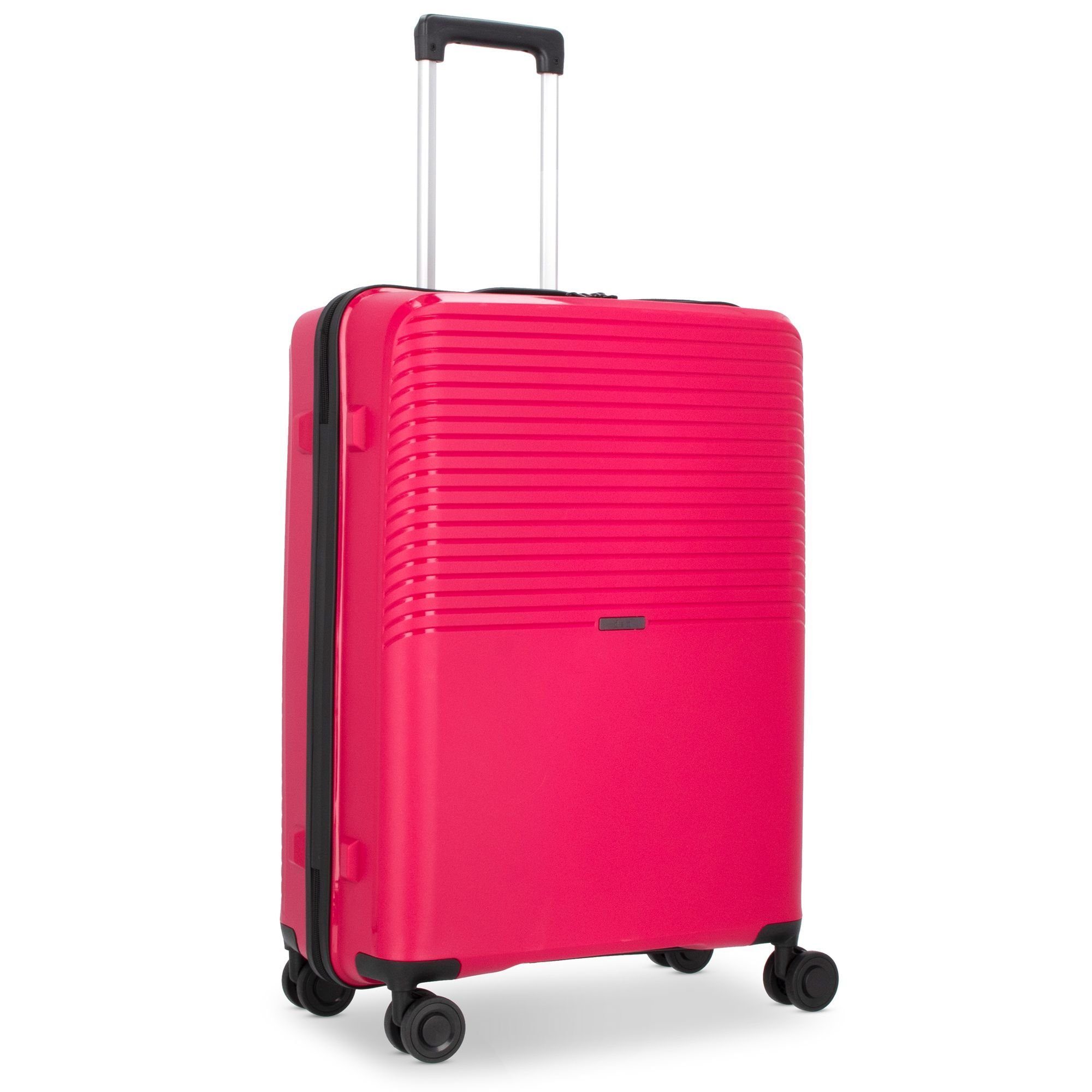 D&N Hartschalen-Trolley Travel Line 4000, 4 Rollen, Polypropylen