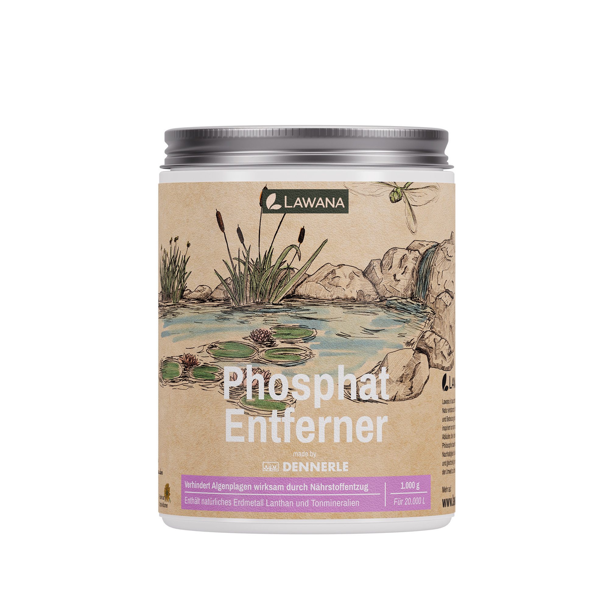 Lawana Algenschutz Phosphat Entferner, Verhindert Algenplagen wirksam durch Nährstoffentzug