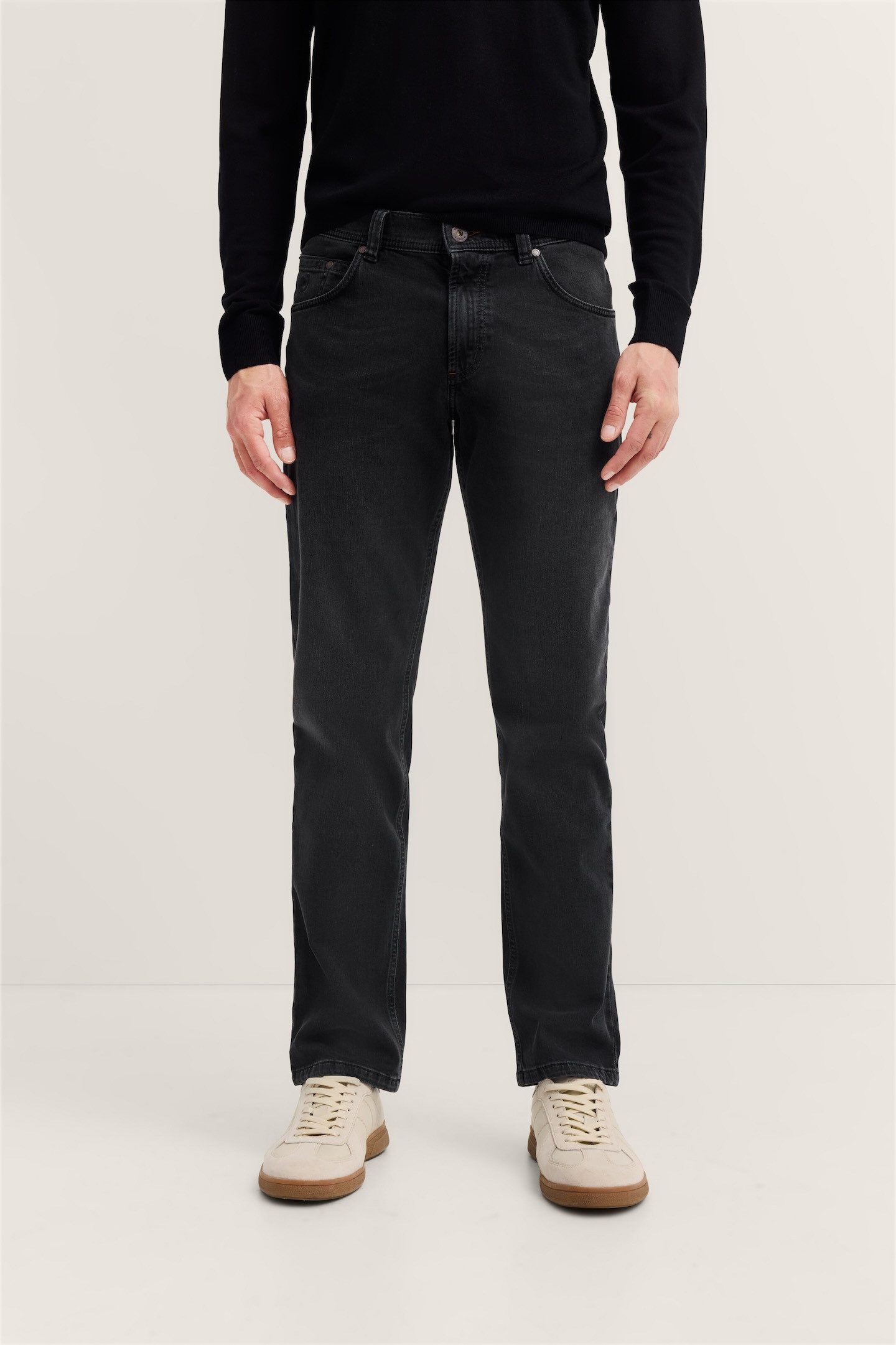 bugatti 5-Pocket-Jeans Regular Fit aus Authentic Denim mit Stretch-Komfort günstig online kaufen