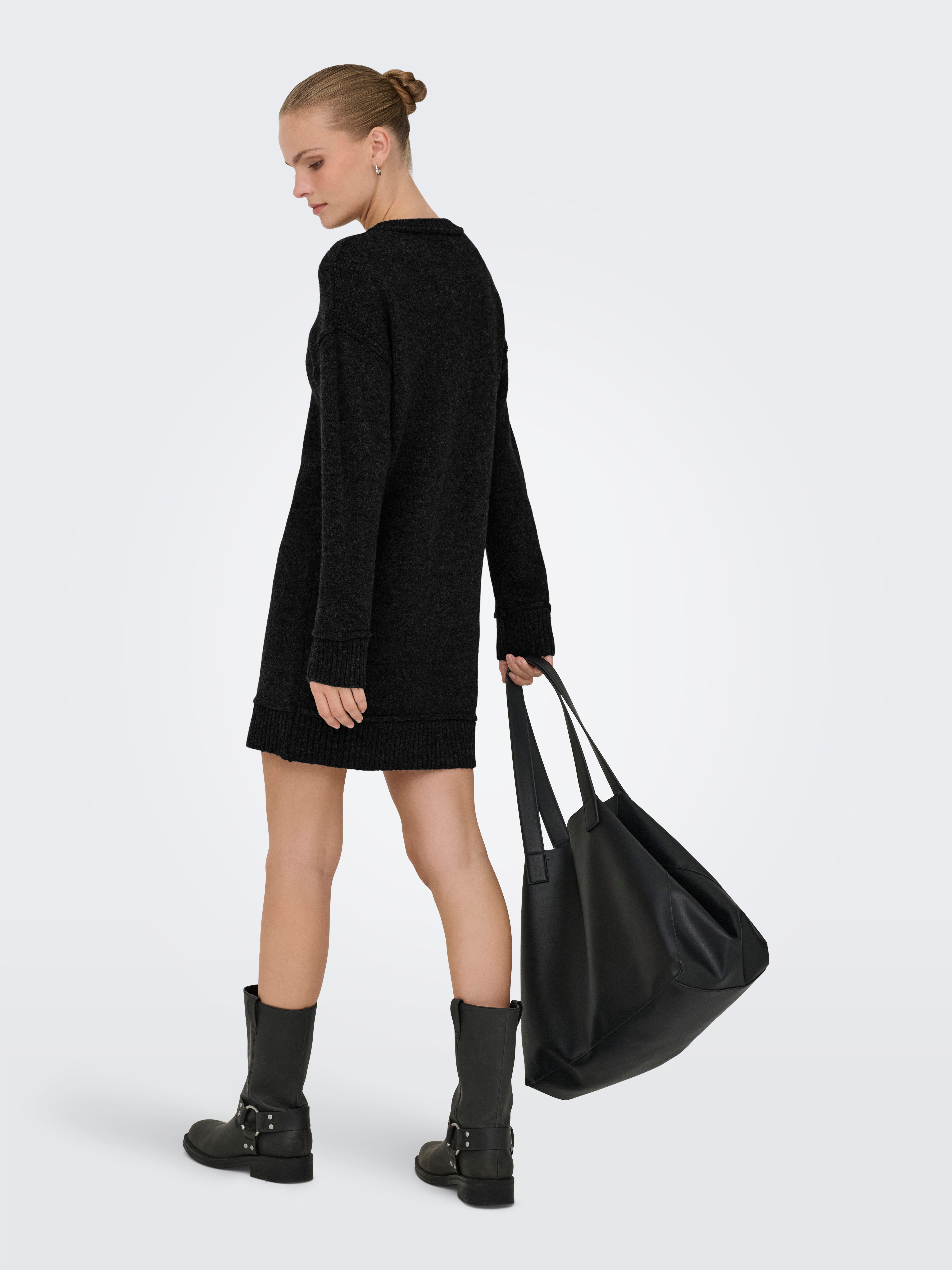 ONLY Midikleid ONLHAZEL LS O-NECK DRESS BF KNT Sommerkleid günstig online kaufen