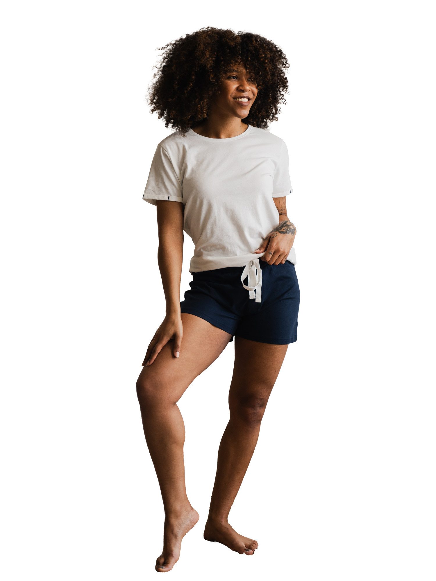 By Louise Pyjamashorts Mix & Match Schlafhose Loungewear gemütlich und bequ günstig online kaufen