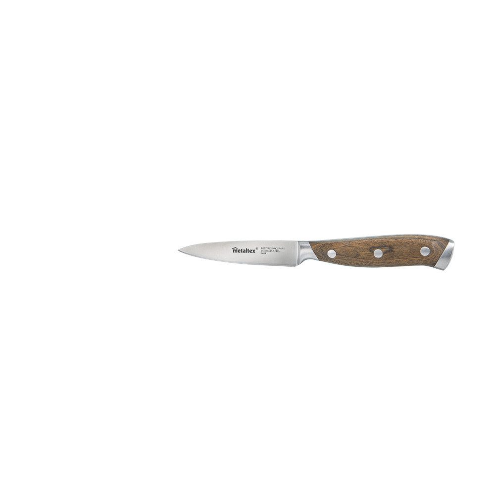 Metaltex Universalküchenmesser Schälmesser mit Holzgriff HERITAGE