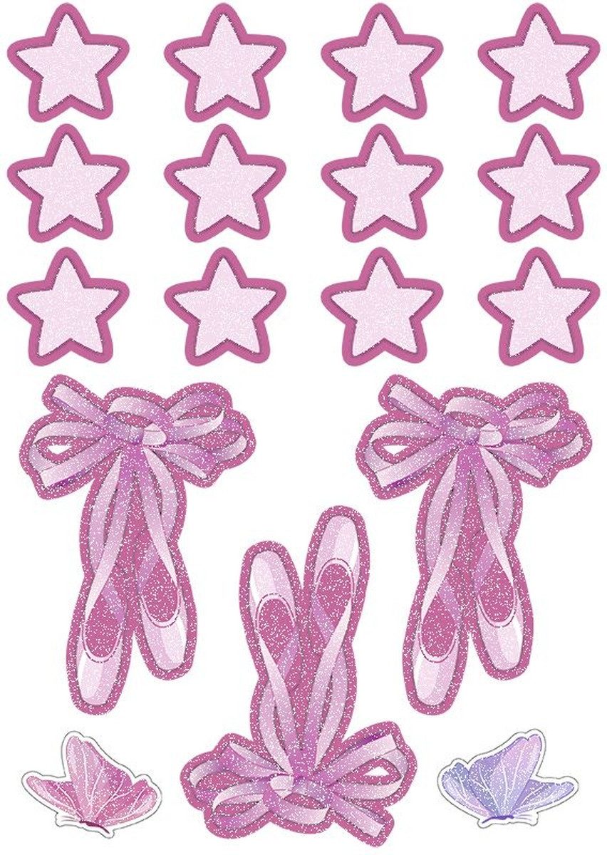 Ursus - Ludwig Bähr Schultüte Deko-Set für Schultüten easy line Fantasy Ballerina