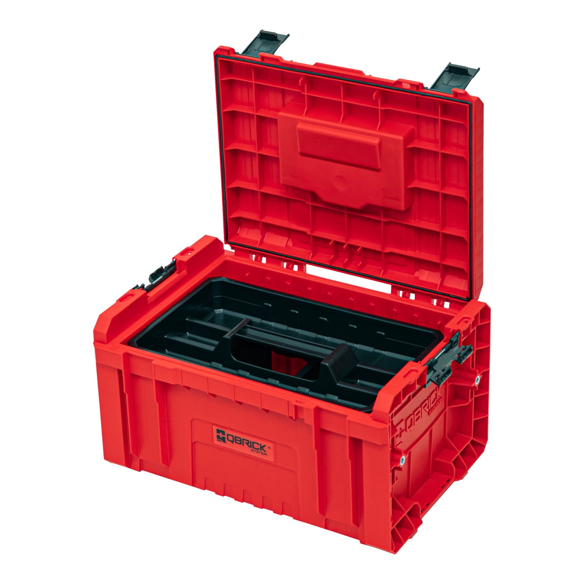 QBRICK System Werkzeugkoffer Qbrick System PRO Toolbox 2.0 RED ULTRA HD Custom 450x260x240mm IP54