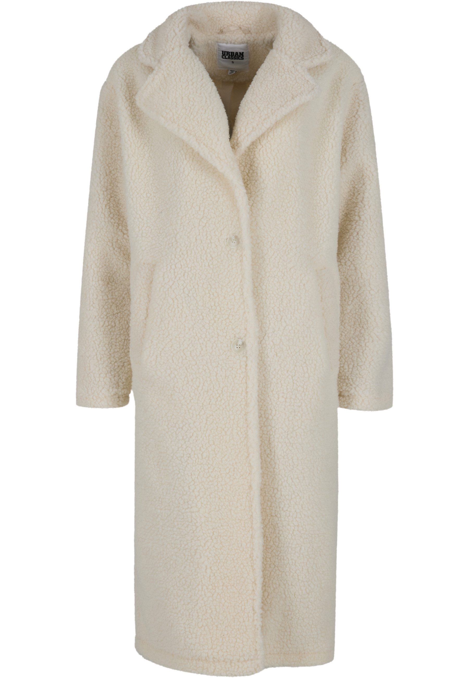 URBAN CLASSICS Winterjacke Urban Classics Ladies Teddy Long Coat (1-St) günstig online kaufen
