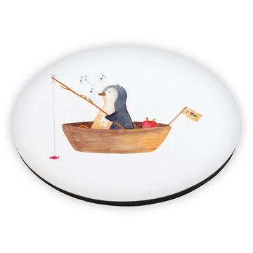 Mr. & Mrs. Panda Magnet Pinguin Angelboot - Weiß - Geschenk, Motivmagnete, Kühlschrank Dekora (1-St), Supermagnetisch