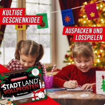 Denkriesen Spiel, STADT LAND VOLLPFOSTEN - Christmas Edition