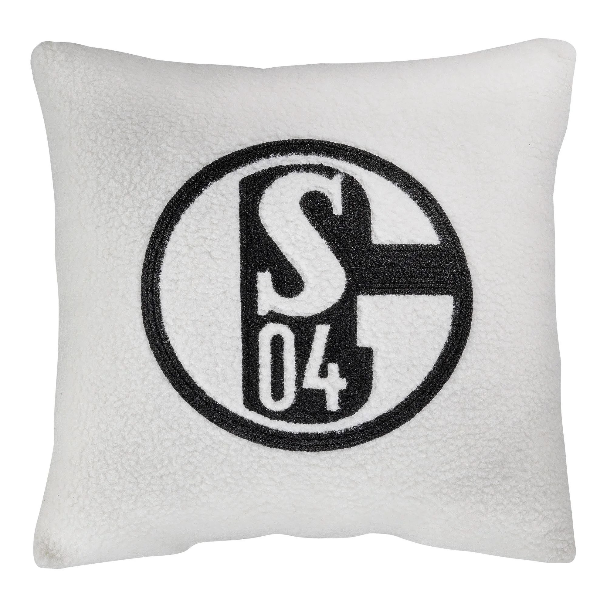 FC Schalke 04 Dekokissen Schalke 04 Kissen Sachafoptik beige