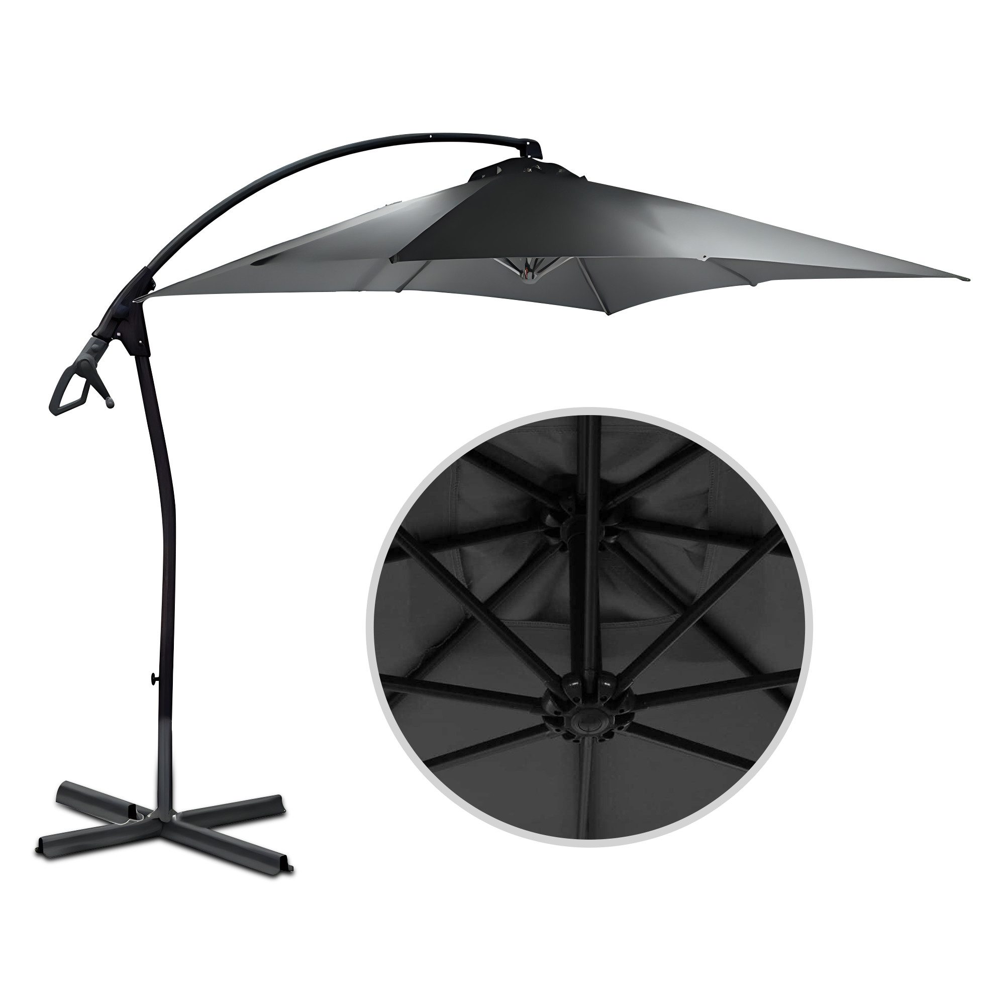 habeig Ampelschirm 100% Wasserdicht Schirm 250x250cm günstig online kaufen