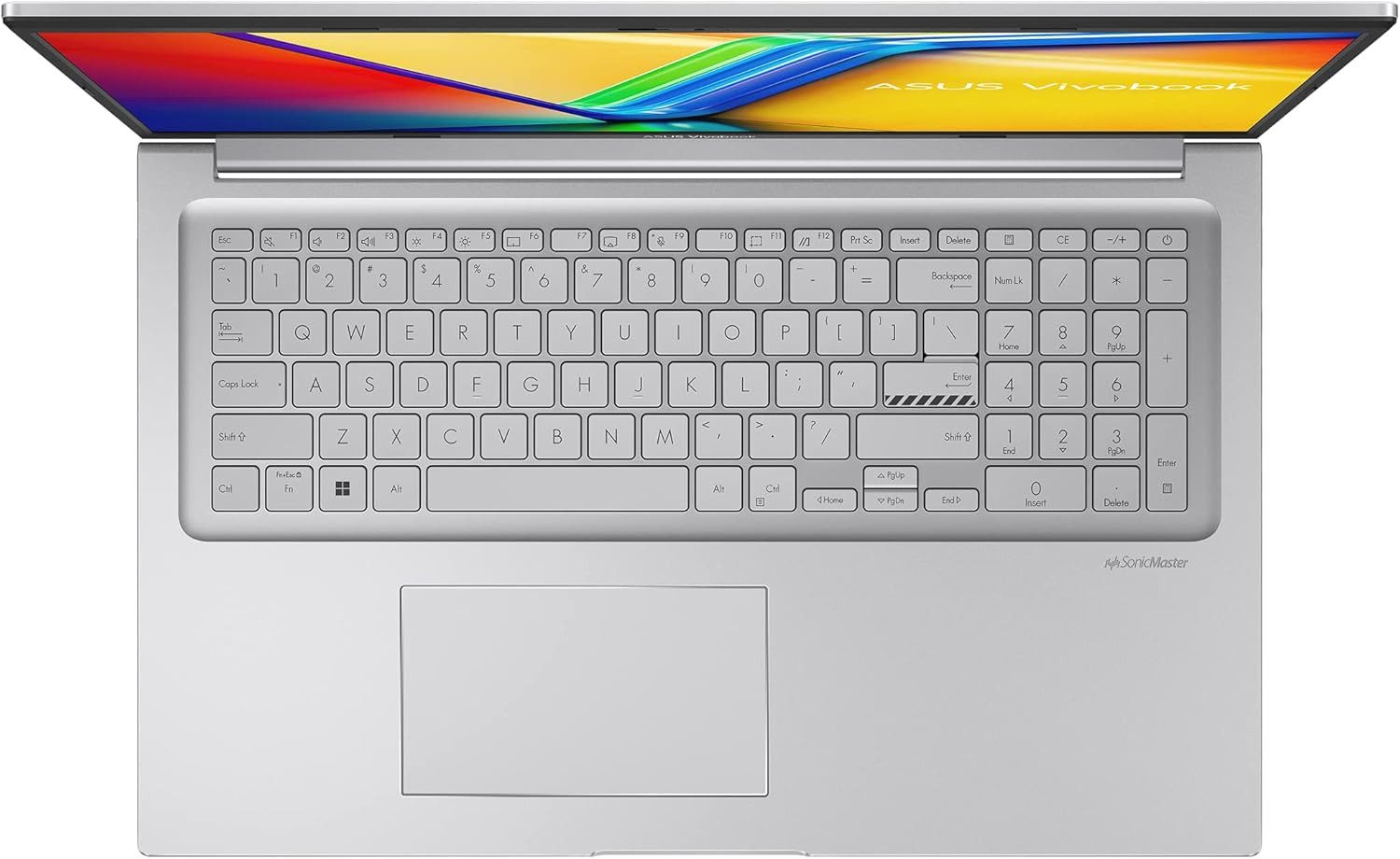 Asus Vivobook 17 X1704VA Laptop Intel Core 7 150U 5,4 GHz 16 GB RAM Notebook (43,9 cm/17.3 Zoll, Intel Core 7 150U, Iris Xe Graphics, 16 GB, 512 GB SSD, Webcam mit Kameraabdeckung)