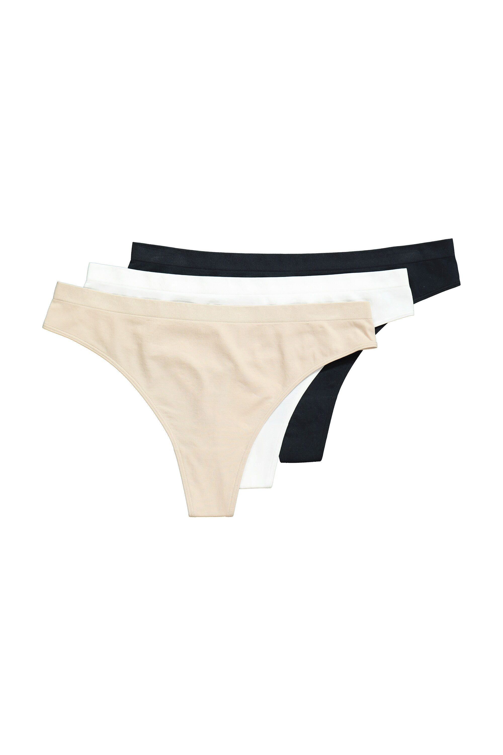 Ulla Popken Slip Strings 3er-Pack ohne Naht