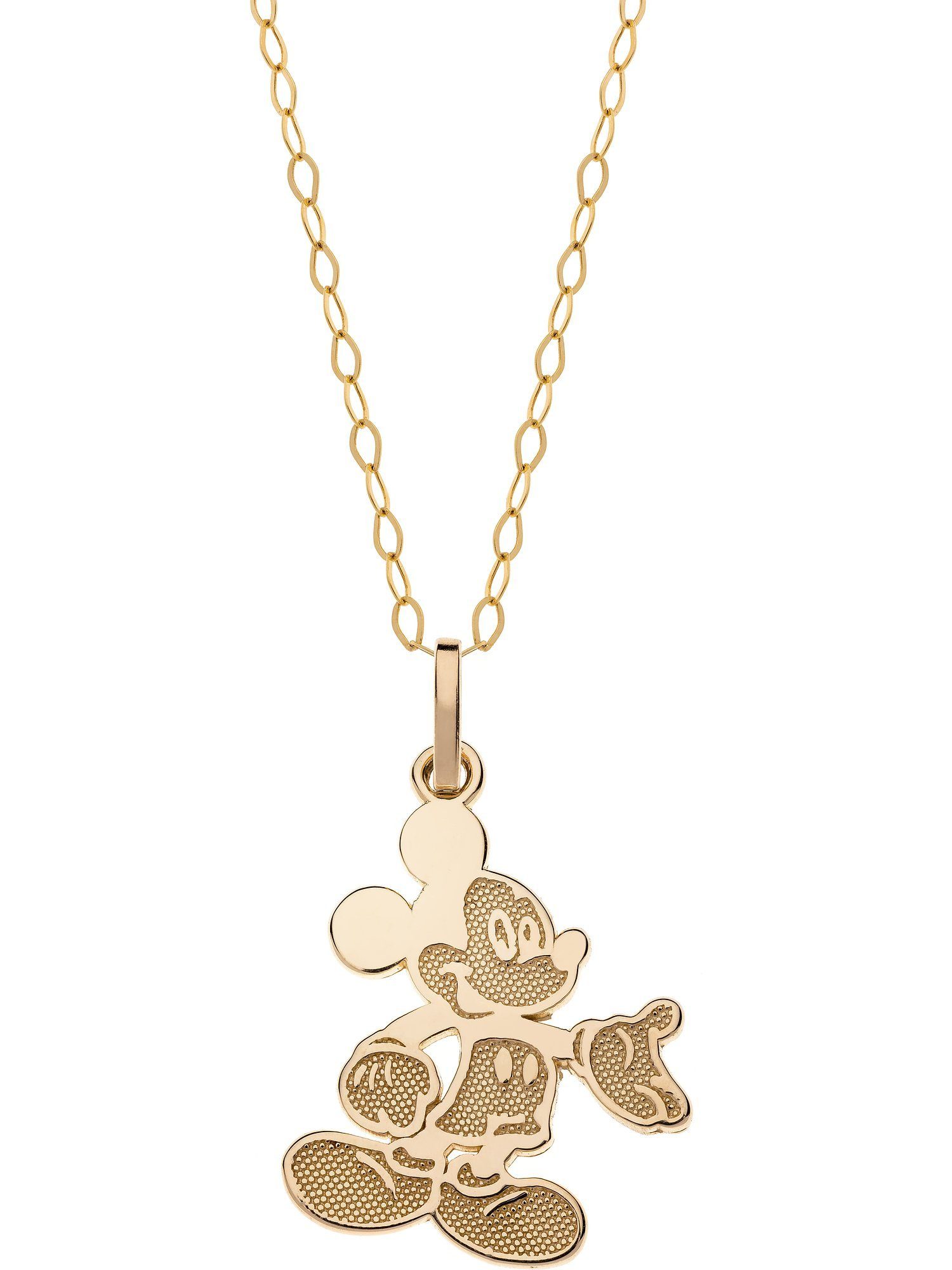 DISNEY Jewelry Collier Disney 375er Mädchen-Kinderkette Gelbgold