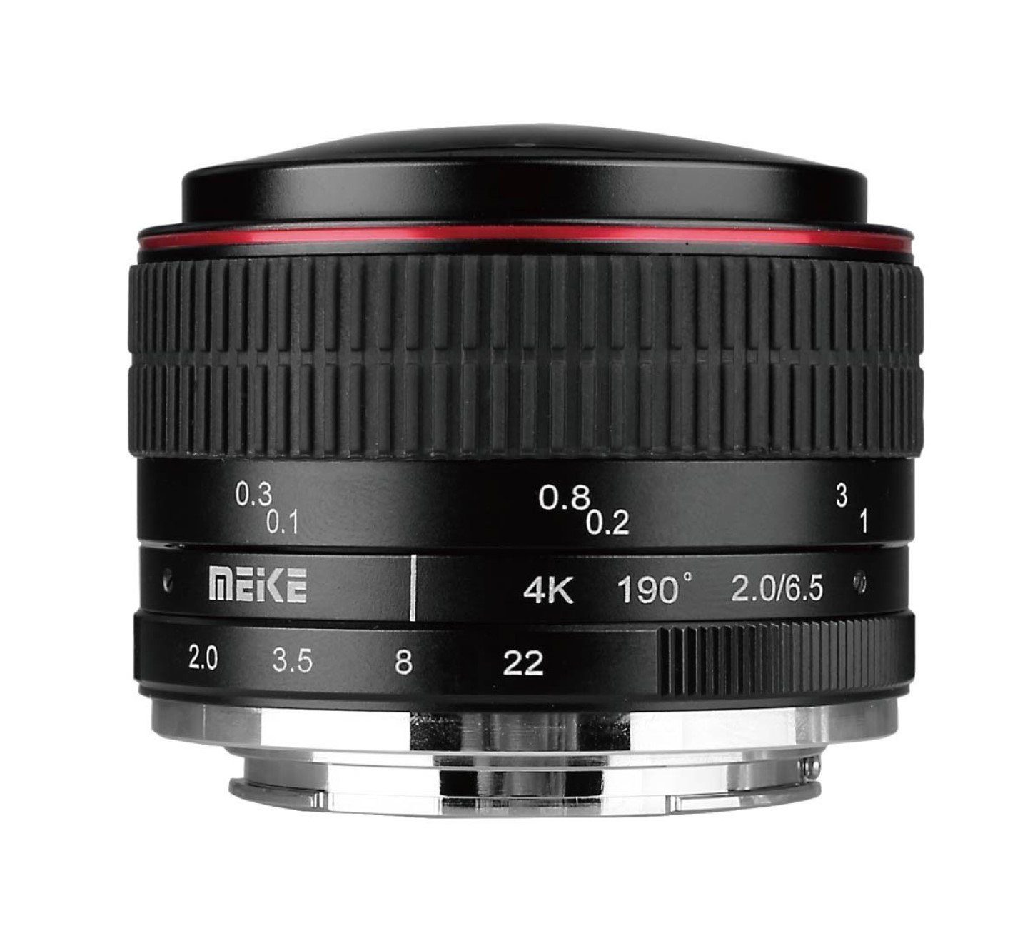 Meike Fisheye-Objektiv MK-6,5mm-F/2.0 Micro 4/3 Olympus und Panasonic Lumix Objektiv