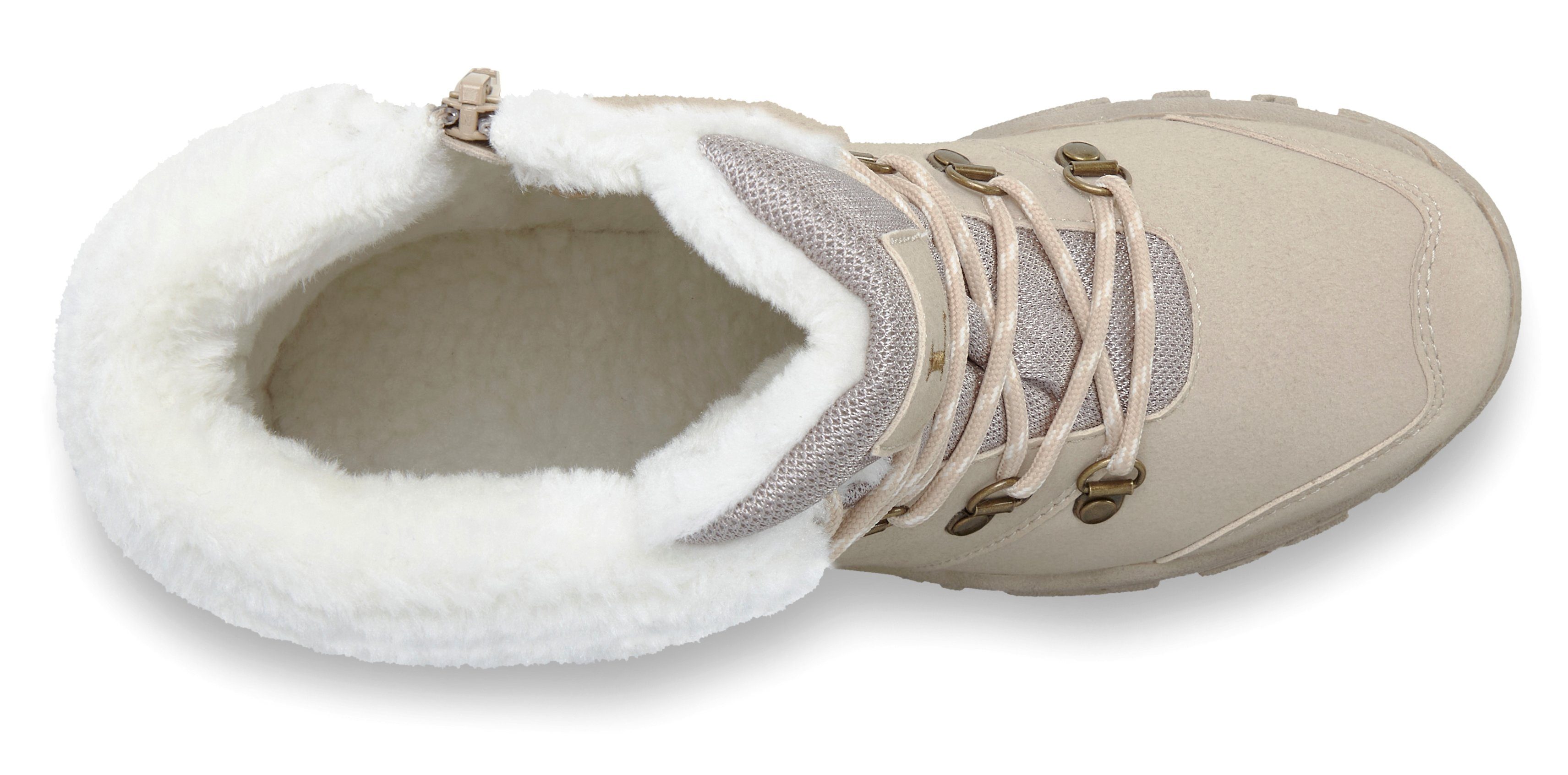 LASCANA Winterboots, Outdoorstiefelette, Stiefel, Stiefelette, Schneestiefel Winterstiefelette mit wind-& wasserabweisender Tex-Membran