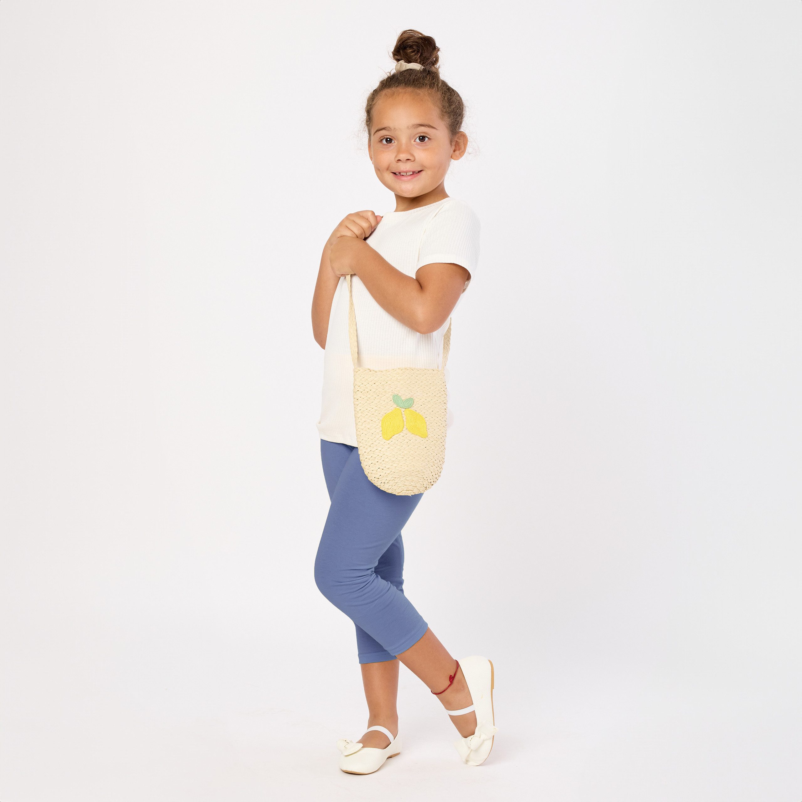 Merry Style Leggings Mädchen 3/4 Capri MS10-131 (1-tlg) elastischer Bund – Bild 4 von 5
