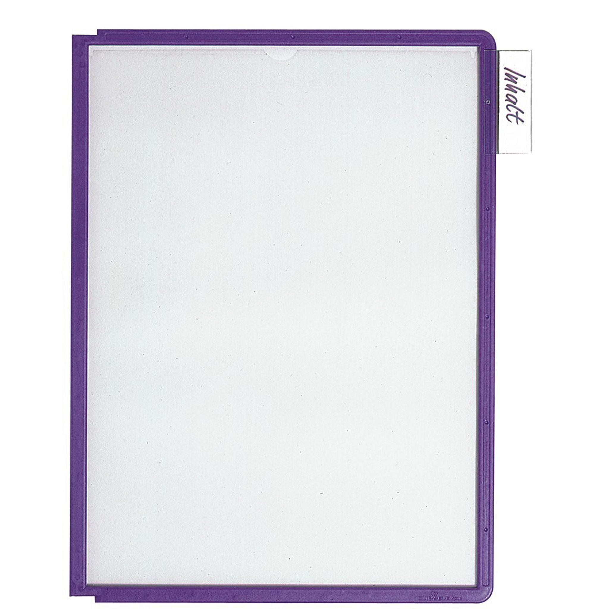 Tafel Durable Sichttafel A4 PP Rahmen vi für Aufnahmeelemente