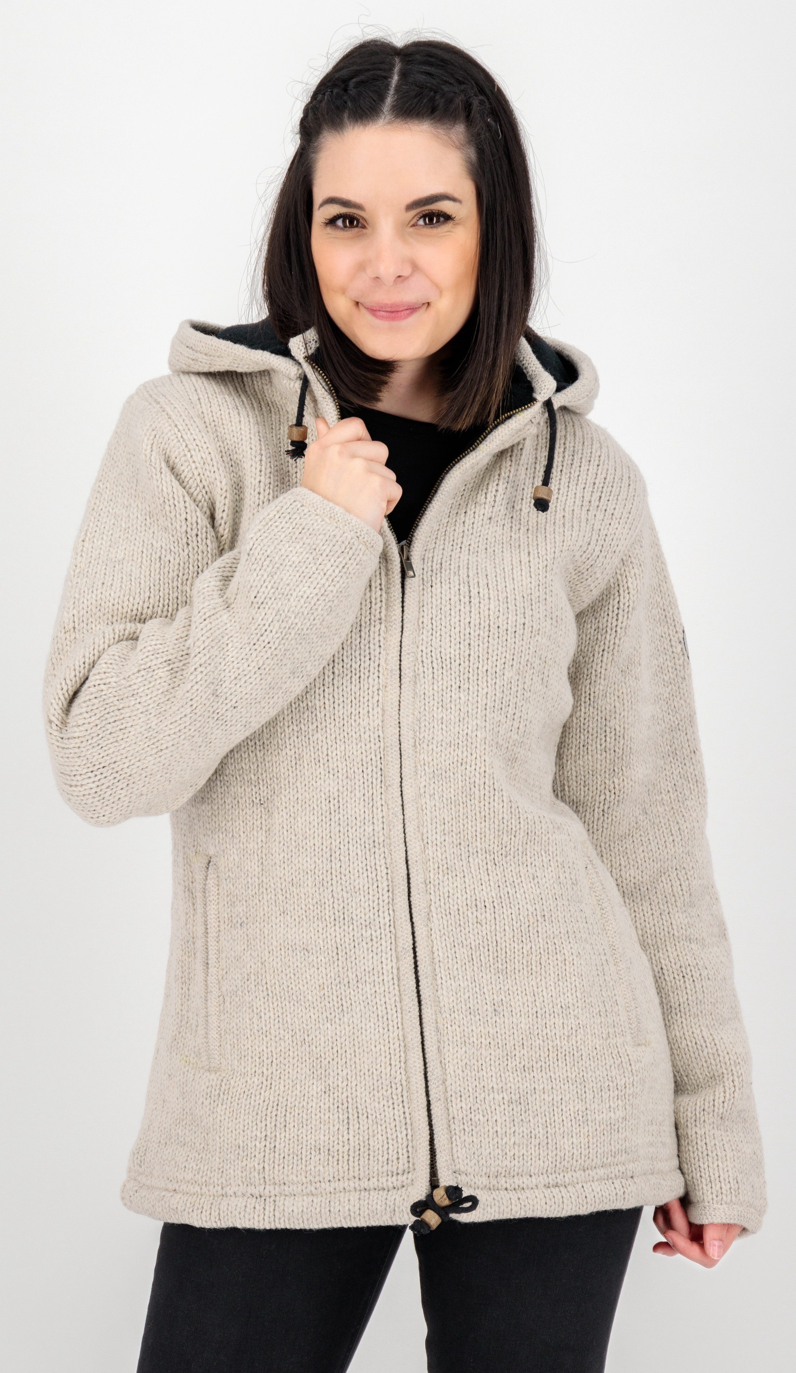 DEPROC Active Wolljacke ANNAPURNA CS Strickjacke & Wollfleecejacke Handmade günstig online kaufen