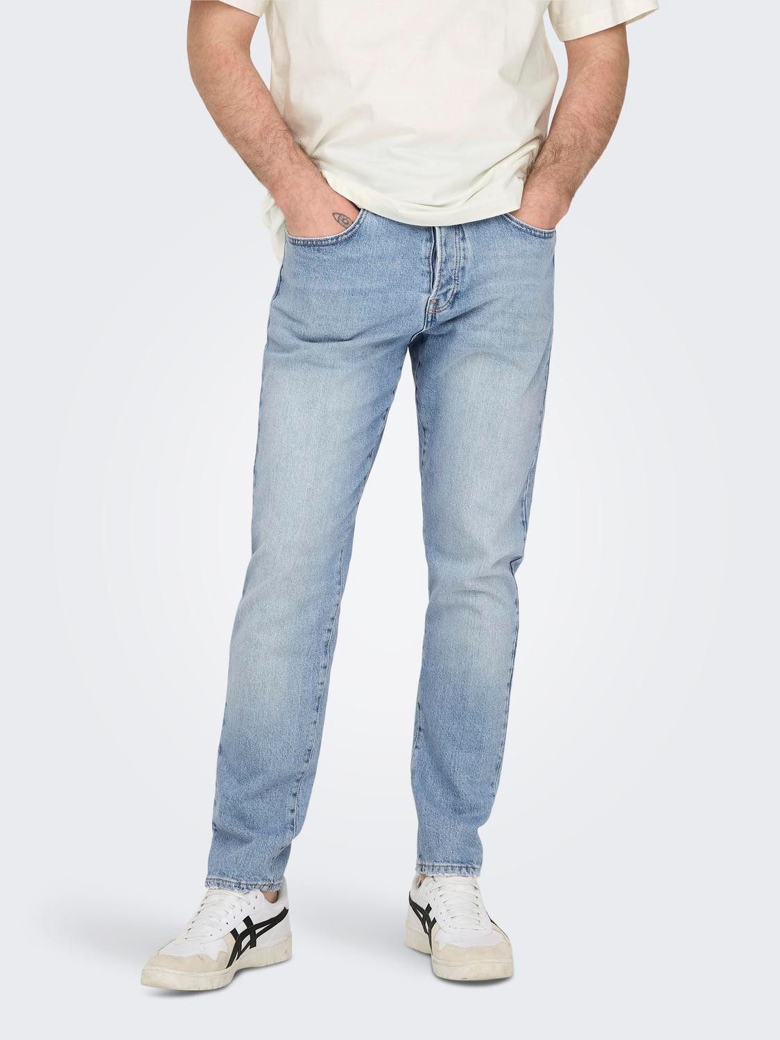 ONLY & SONS Relax-fit-Jeans ONSYOKE TAPERED günstig online kaufen